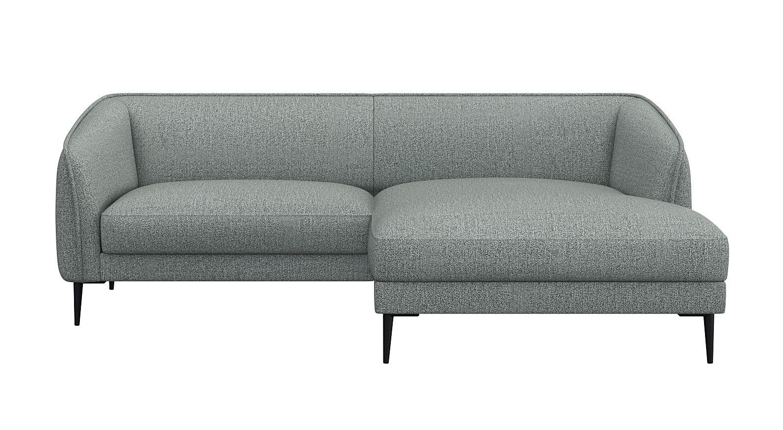 FLEXLUX Ecksofa "Belle Designsofa, bequem durch Kaltschaum im Sitz, OTTOs C günstig online kaufen