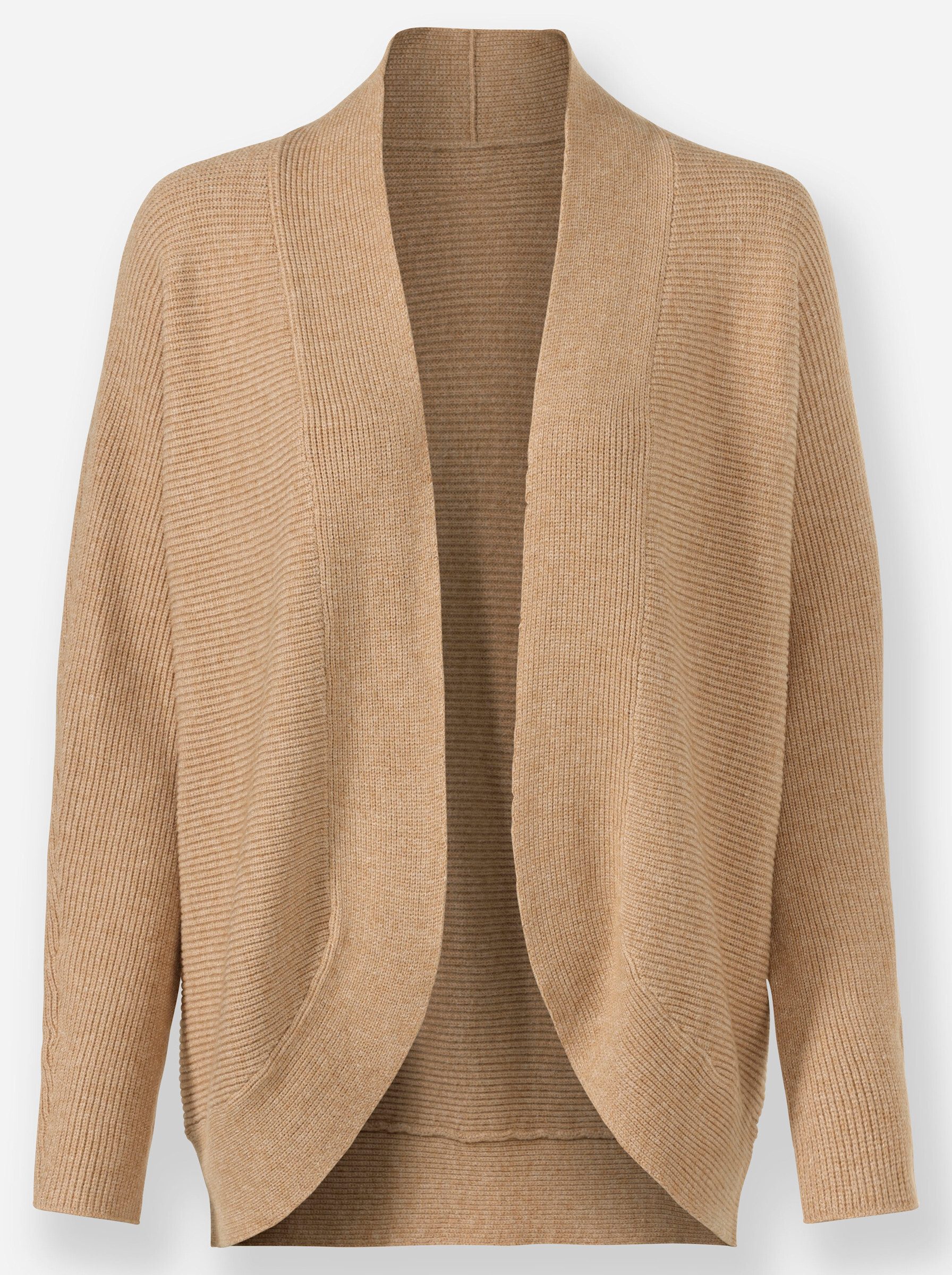 Witt Strickjacke Strickjacke Langarm Ripp