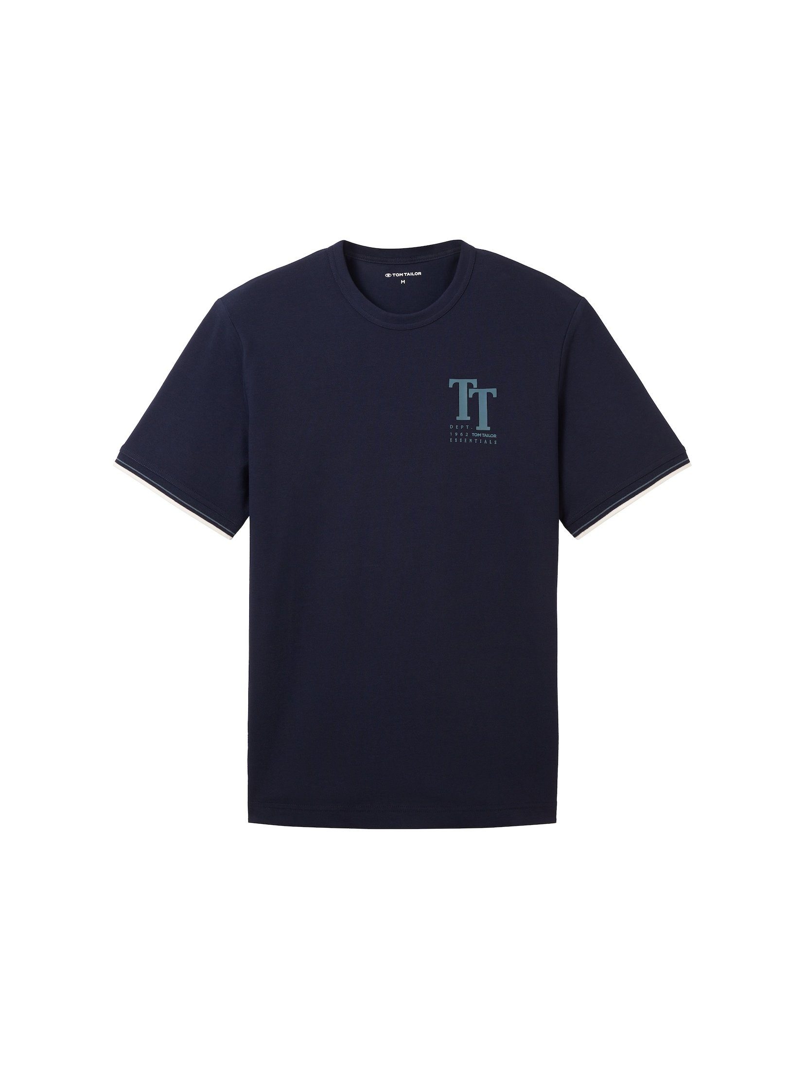captain TOM TAILOR sky blue mit T-Shirt T-Shirt Print