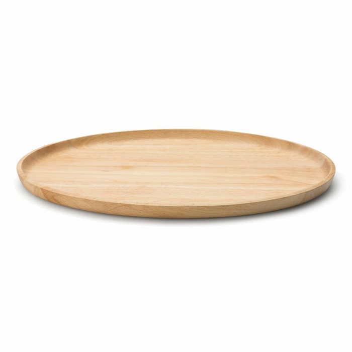 Continenta Tablett Oval 36.5 x 25 cm Holz
