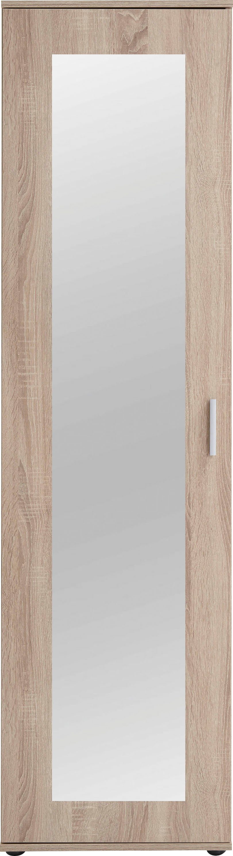 FMD Mehrzweckschrank Inca 1 Flurschr., Aktenschr., verstellb. Böden, mit Spiegel, Breite: 50 cm – Bild 4 von 5