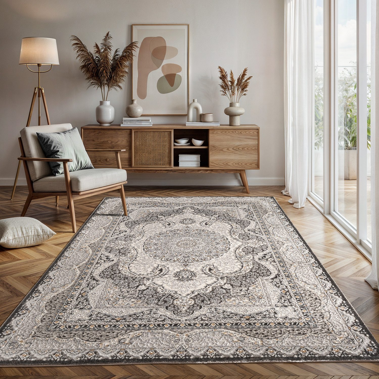 Carpetilla Designteppich Designer Teppich Wohnzimmer Teppich Orient Design günstig online kaufen