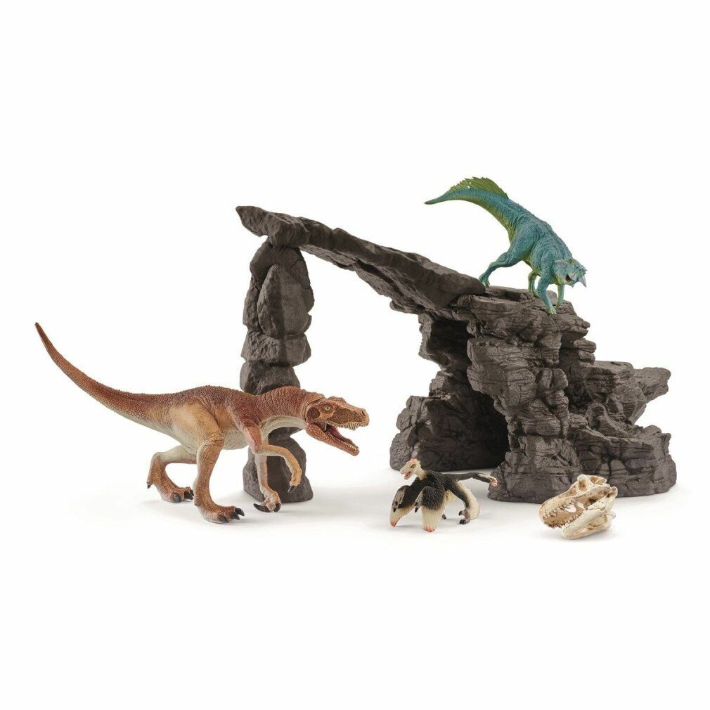 Schleich® Spielfigur Dinoset mit Höhle