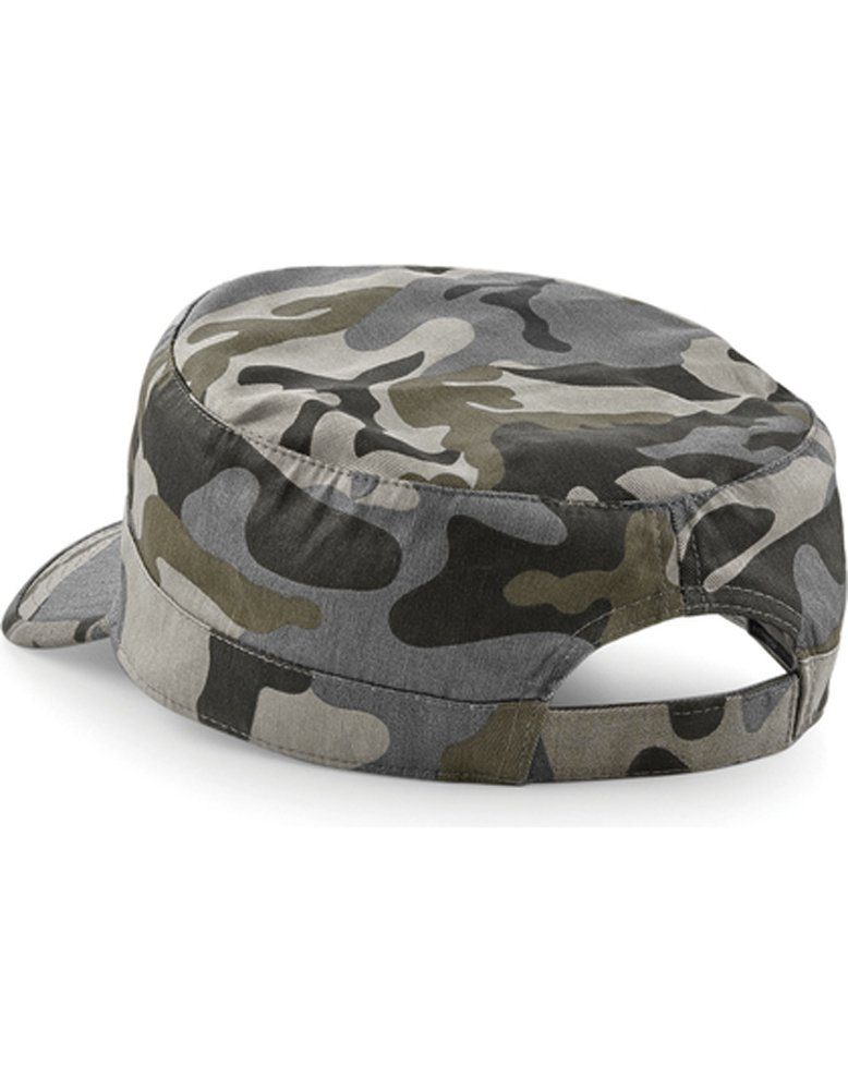 Camo Cuba Beechfield® Cap Gebogener Schirm Midnight Army Camouflage Kappe