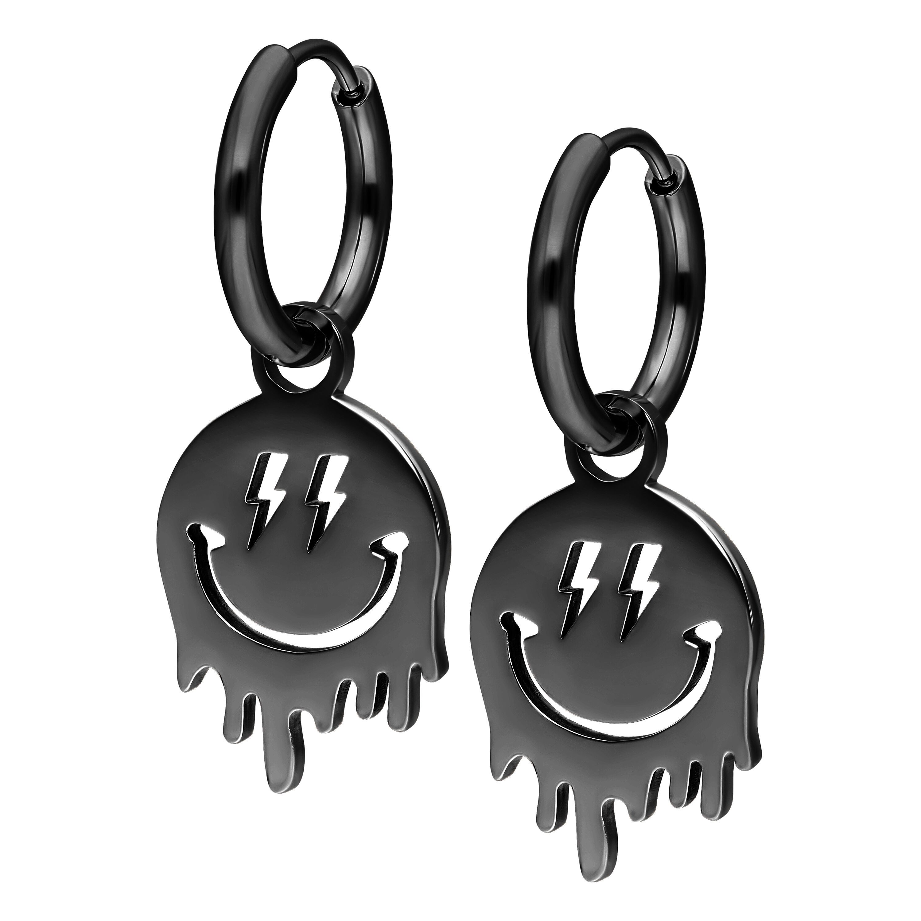 Paar Ohrhänger Little Smiley Hoops