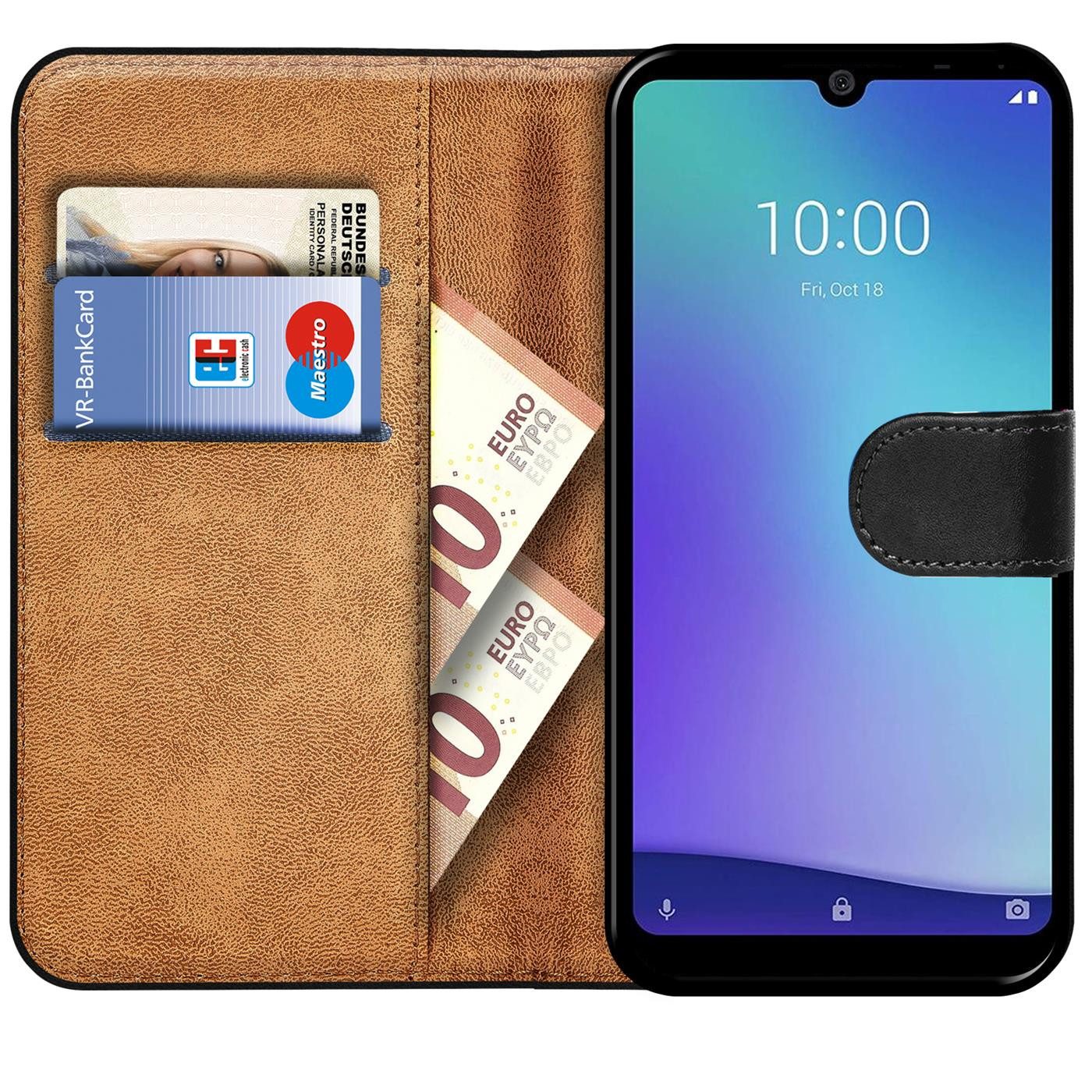 CoolGadget Handyhülle Book Case Handy Tasche für ZTE Blade V30 Vita 6,82 Zoll, Hülle Klapphülle Flip Cover für ZTE V 30 Vita Schutzhülle stoßfest
