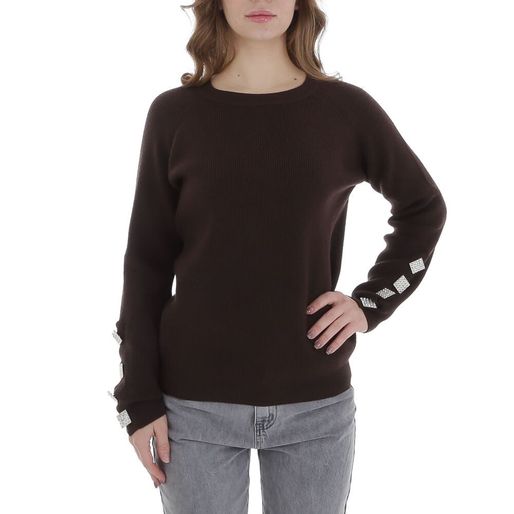 Ital-Design Strickpullover Damen Freizeit (88578873) Strass günstig online kaufen