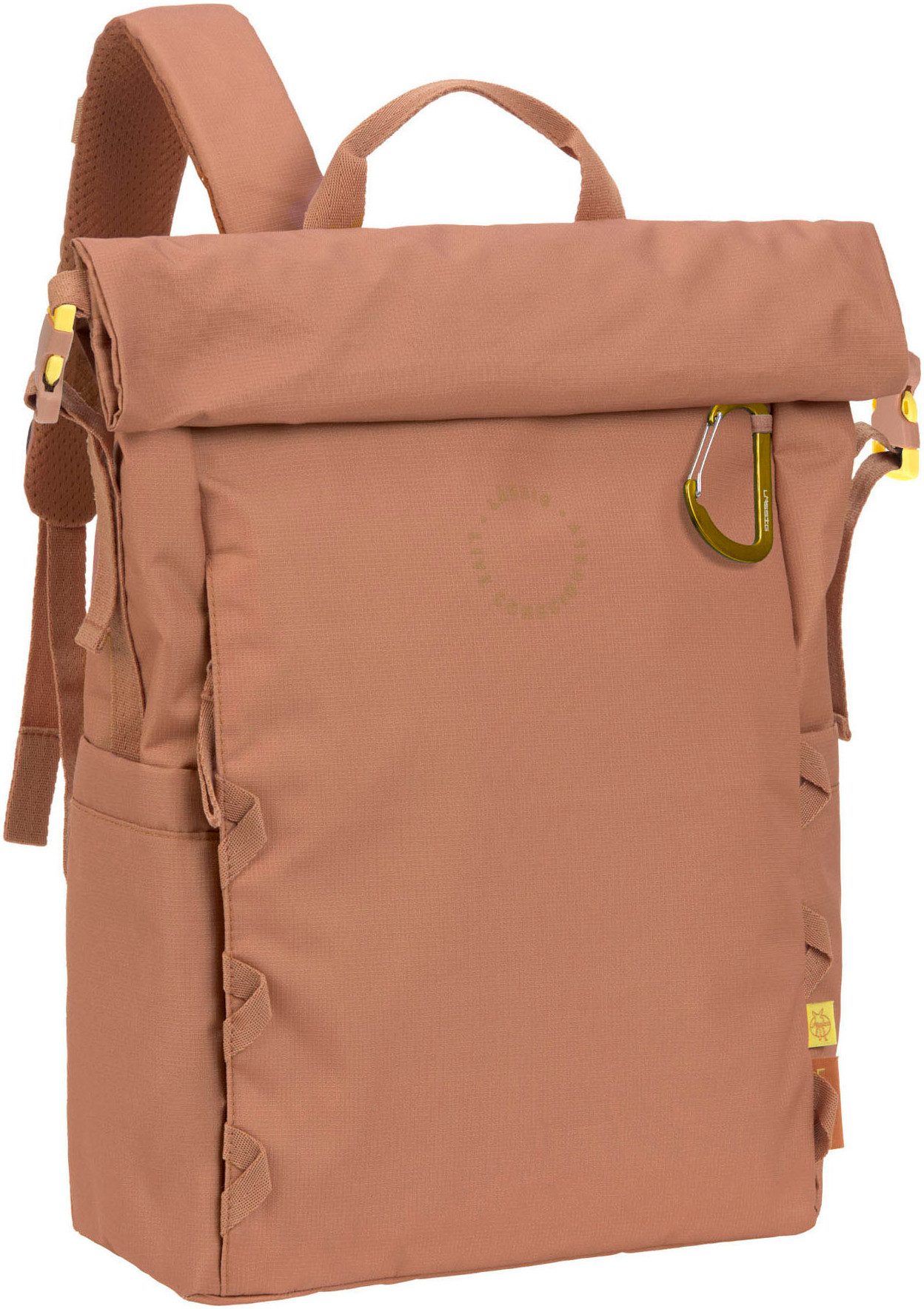 LÄSSIG Wickelrucksack Green Label, Outdoor Rolltop Backpack, almond