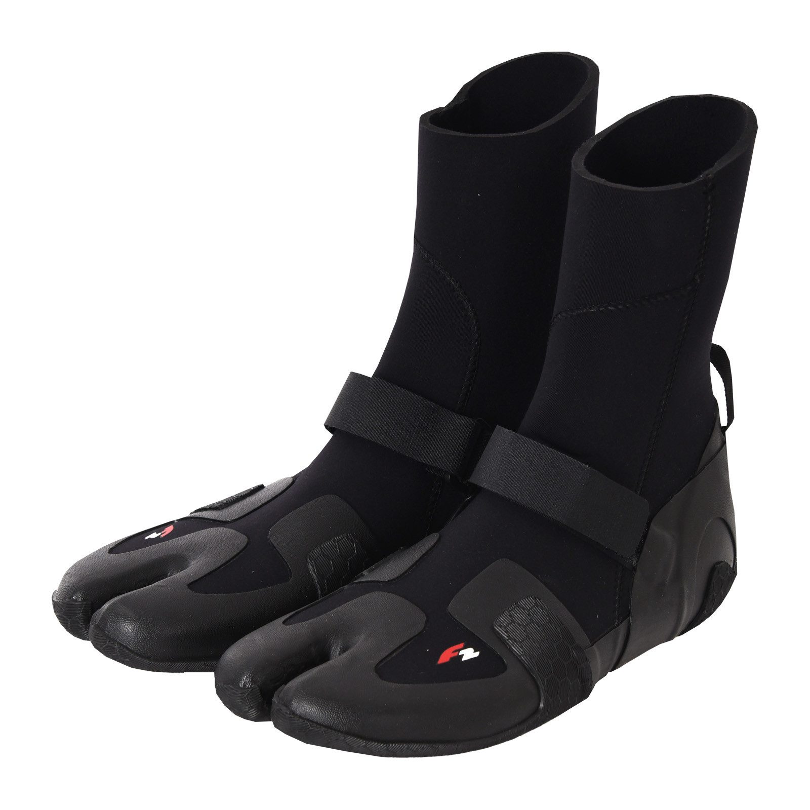 F2 F2 Neopren Взуття Barfuss Взуття Split Toe Surfschuhe 47-48 Schwarz Neoprenschuh