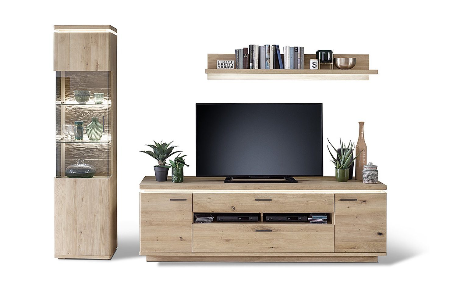 MCA furniture Schrank-Set 280 x 204 x 50 cm (B/H/T), (3-St)