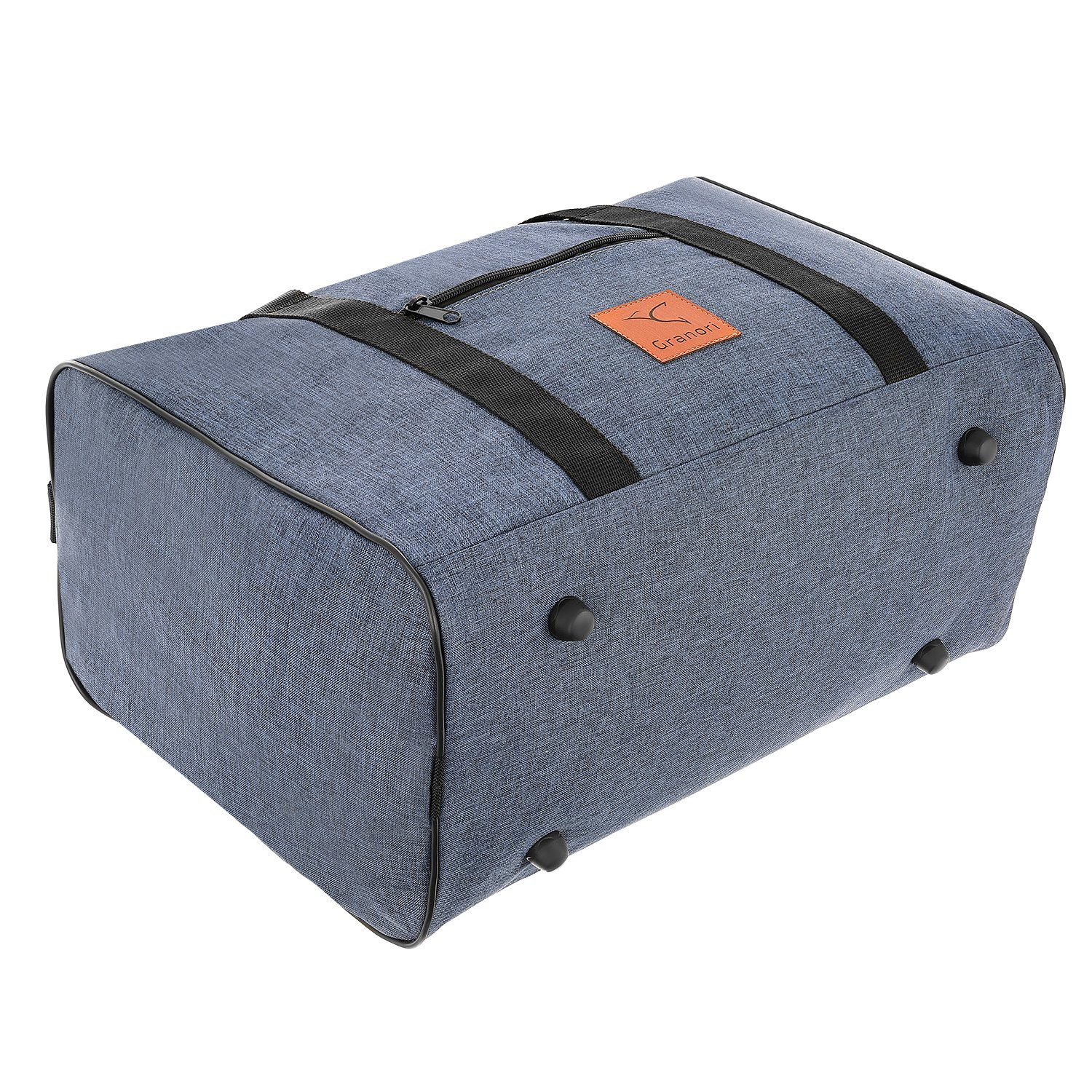Granori Reisetasche 40x30x25 cm Flugzeug Handgepäck für Eurowings – leicht & max. Platz (Modell ET2), mit abschließbarem Fach und verstellbarem Schultergurt, 30 l Volumen