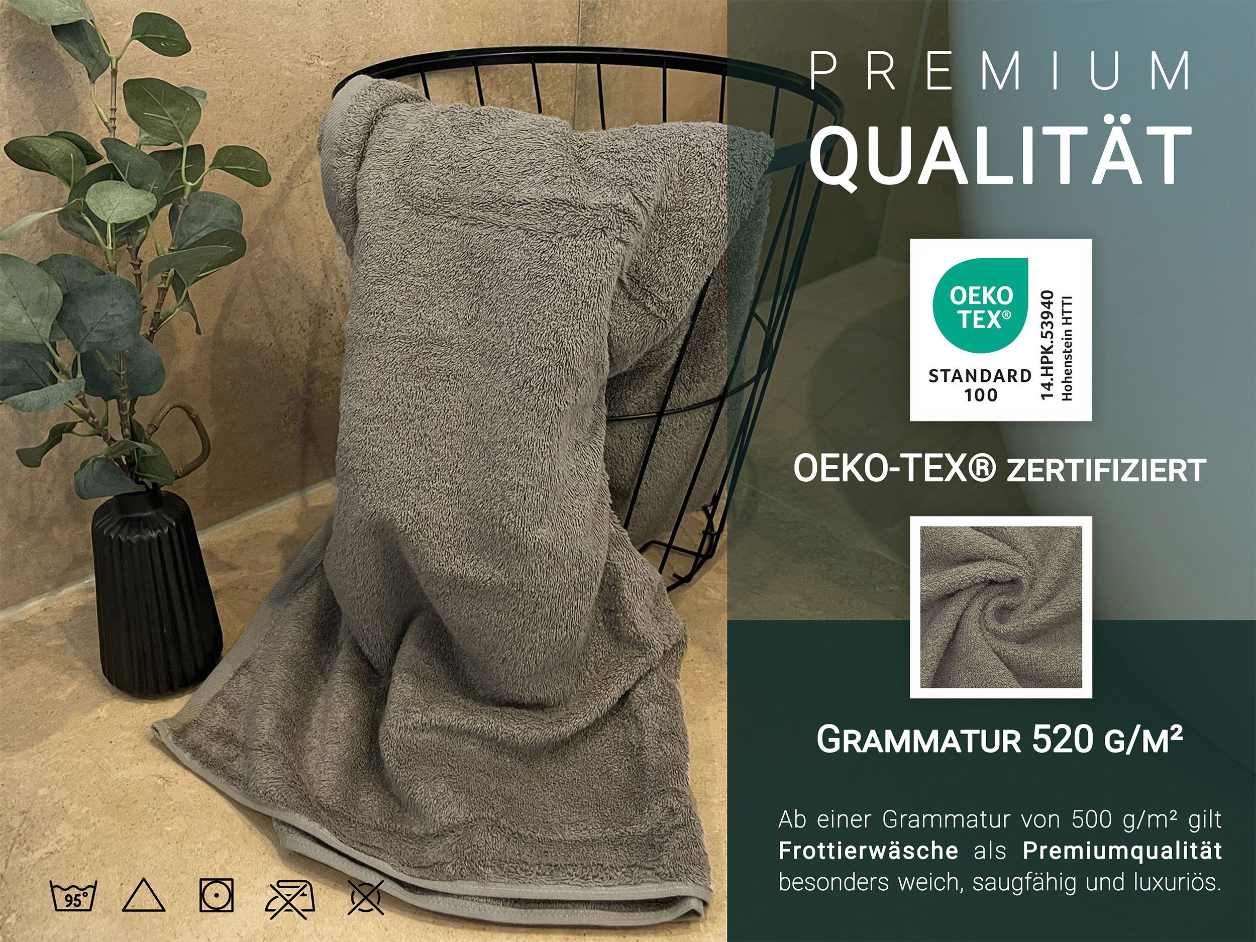 ZOLLNER Badetücher, Walkfrottier (2-St), 100 x günstig online kaufen