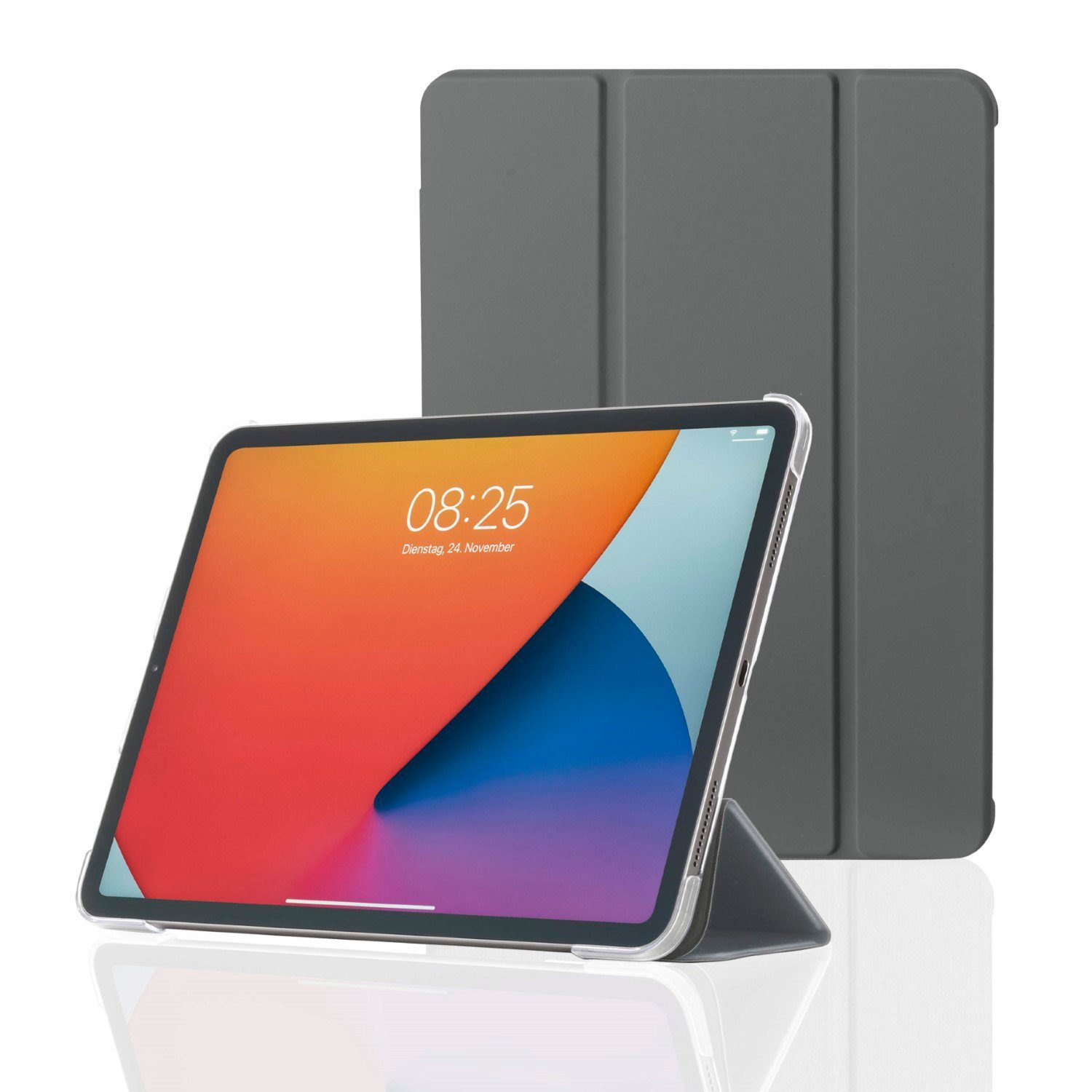 Hama Tablet-Hülle Smart Case Fold Clear Tasche Cover Hülle Grau, für Apple iPad Pro 11" 2020 2. Generation 2021 3. Gen. 2022 4. Gen.