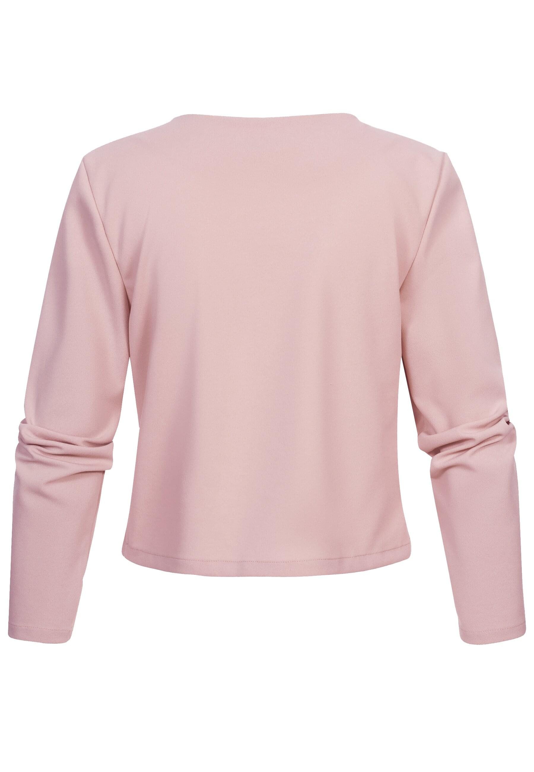 CLOUD 5IVE Strickjacke CLOUD 5IVE Short Blazer wit Zip-Pockets (1-tlg) günstig online kaufen