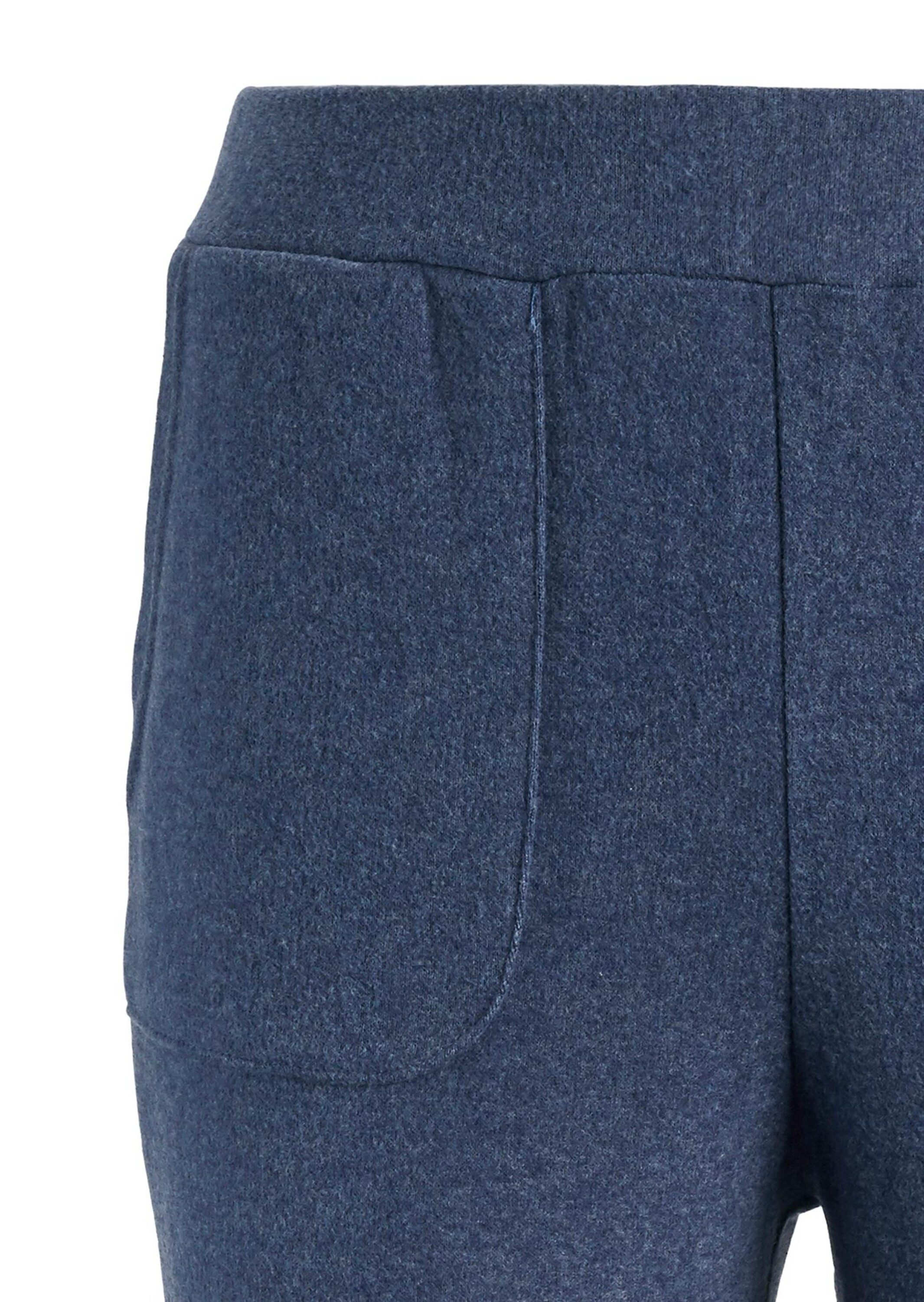 GOLDNER Jogginghose Bequeme Baumwoll-Hose, Dehnbund Gemütliche lange Hose mit Taschen und Bündchen