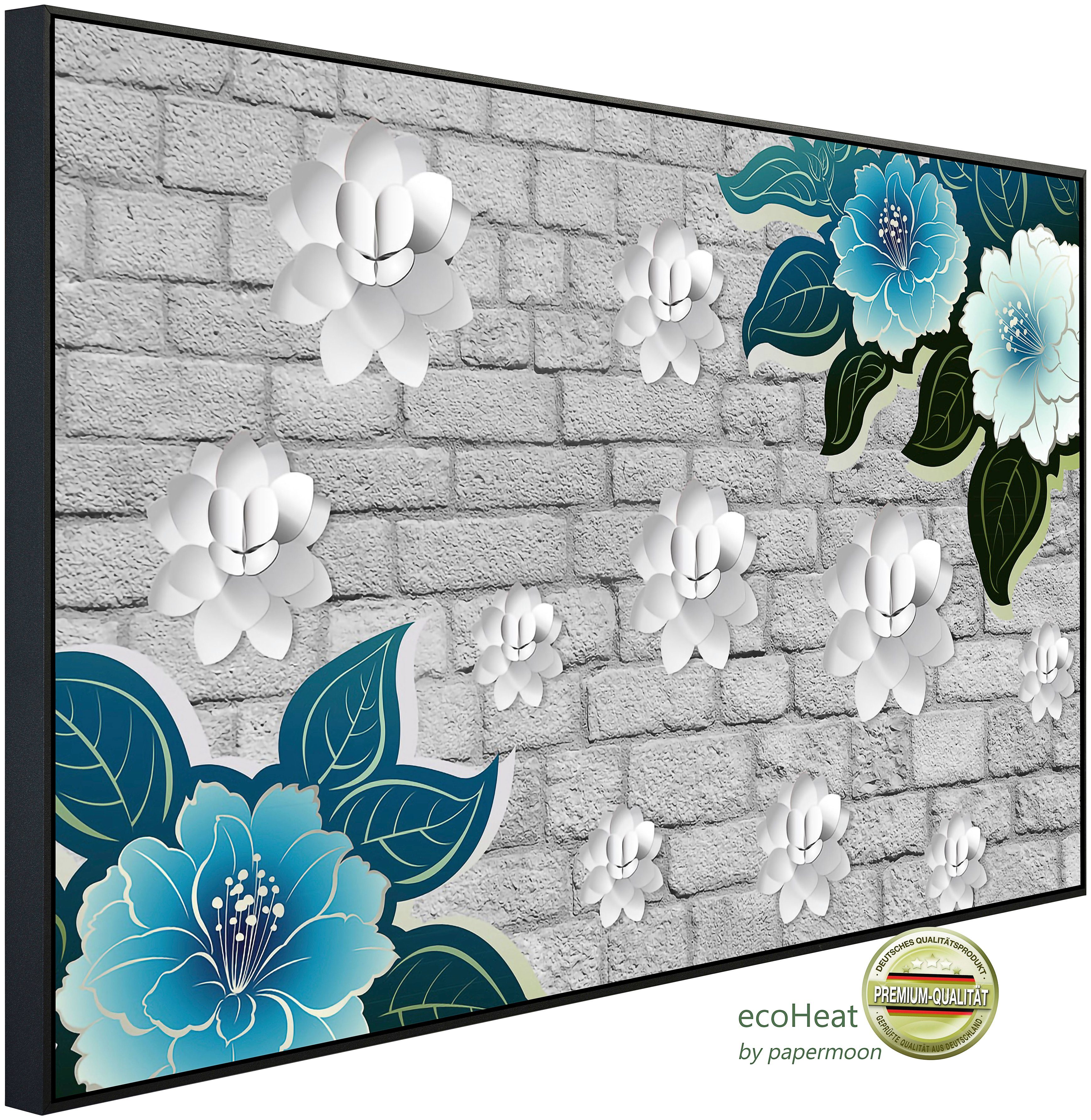 Infrarotheizung Muster mit Blumen