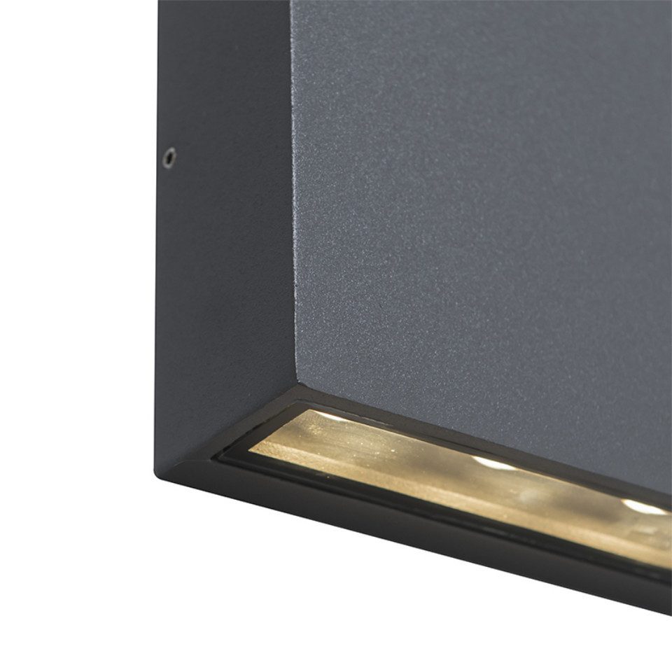 Qazqa Außen-Wandleuchte Otan, LED fest integriert, (nicht austauschbare) LE günstig online kaufen