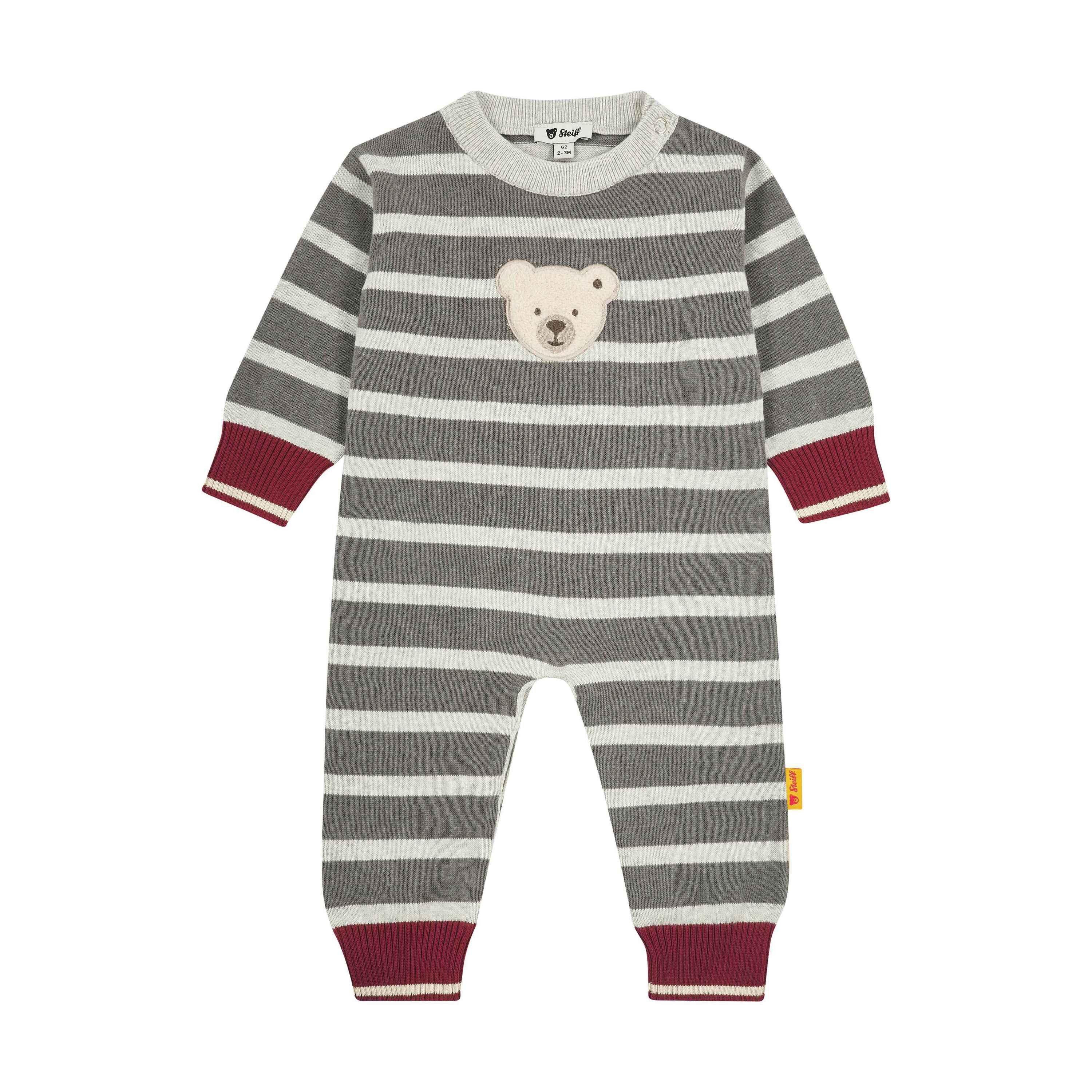 Steiff Strampler Strampler langarm Festive Luxe