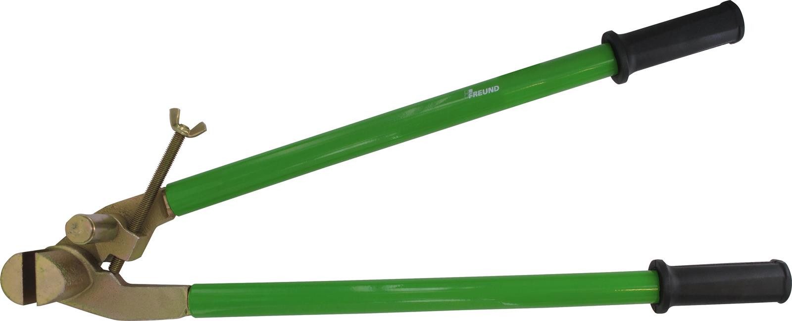 Freund Montagezange FREUND Abbiegezange Rinneisenabbiegezange Rinnenträger 800mm, für Rinneisenstärken bis 40 x 8 mm