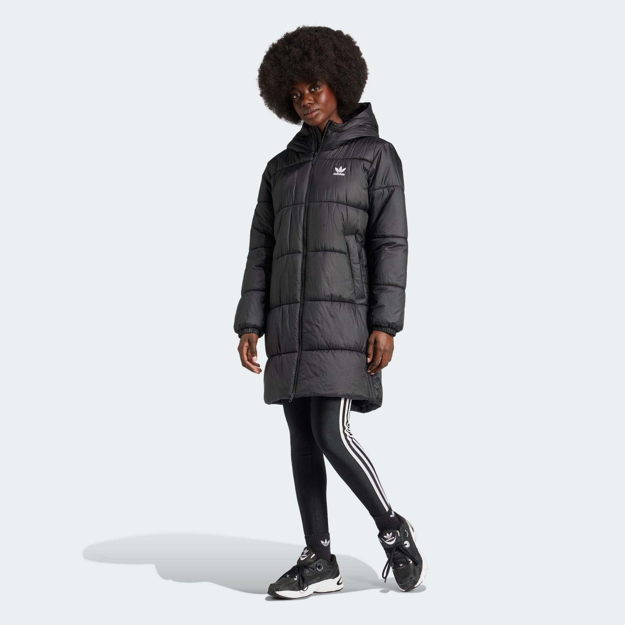 adidas Originals Fleecejacke LANGE ADICOLOR PUFFER günstig online kaufen