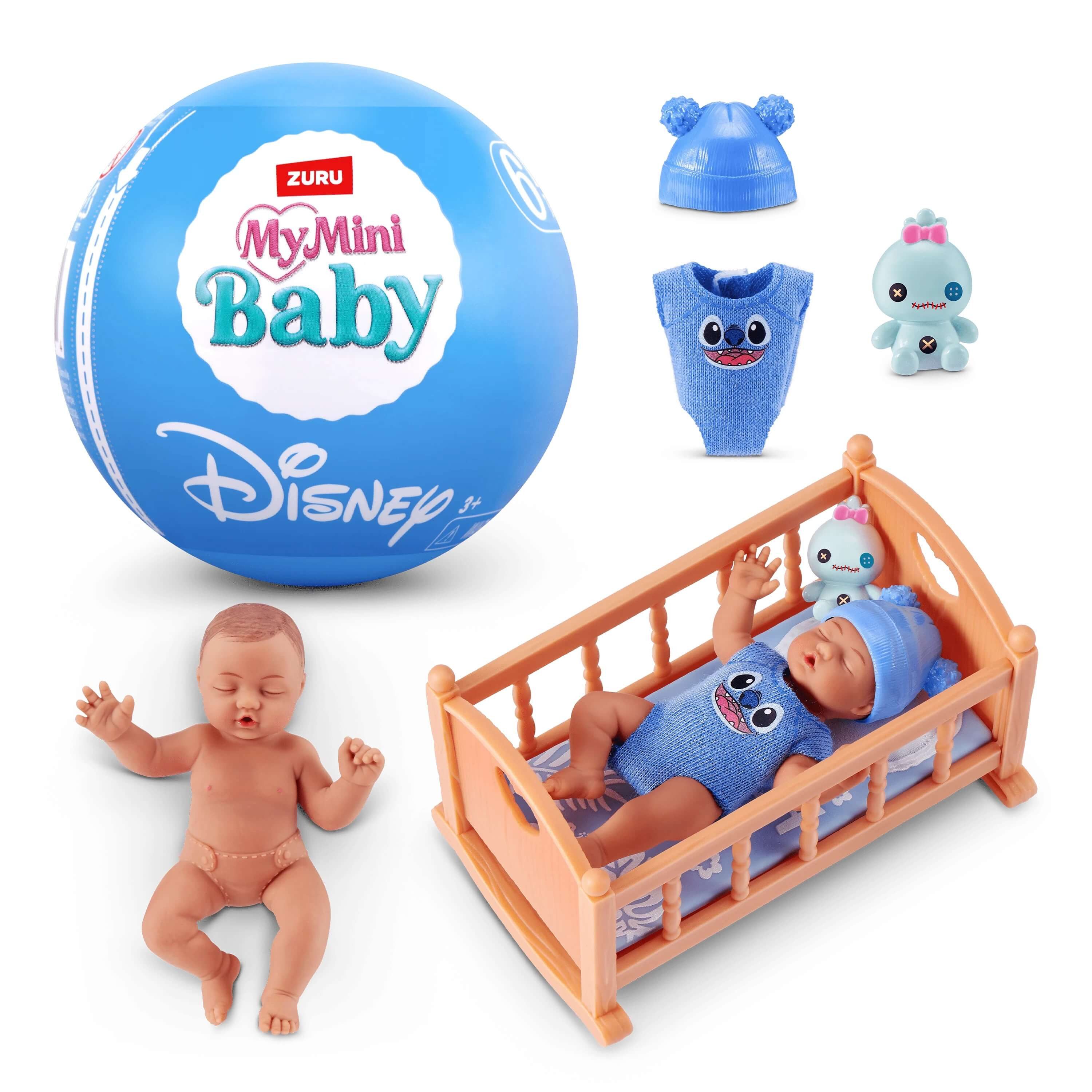 ZURU Babypuppe Zuru 77793 - My Mini Baby Disney - Überraschungs-Kugel