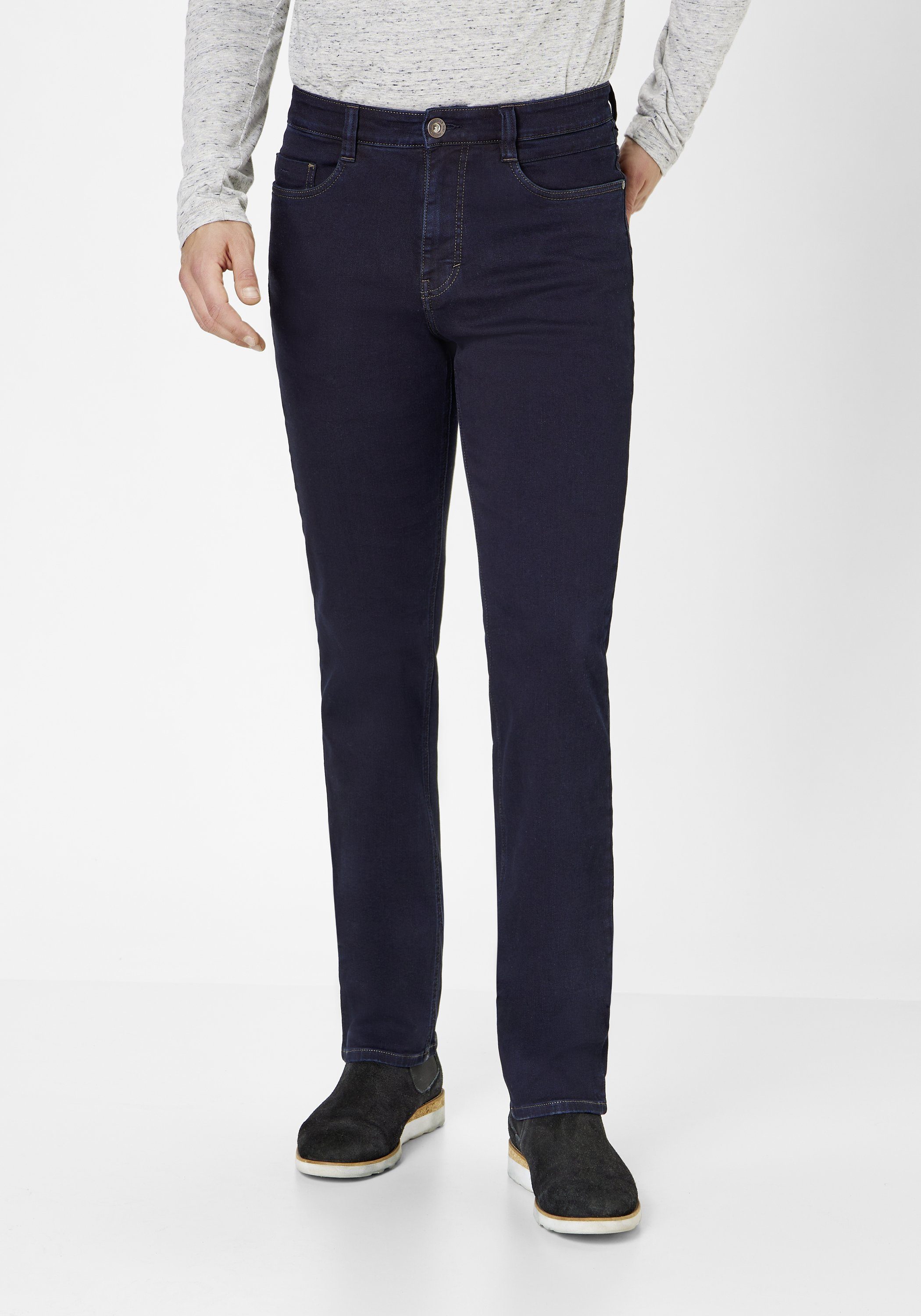 Paddock's Slim-fit-Jeans RANGER Slim-Fit Stretchjeans Motion & Comfort blue black rinse
