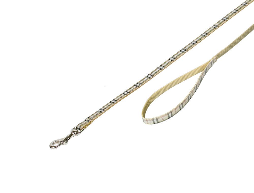 Nobby Hundeleine Leine Tartan, beige
