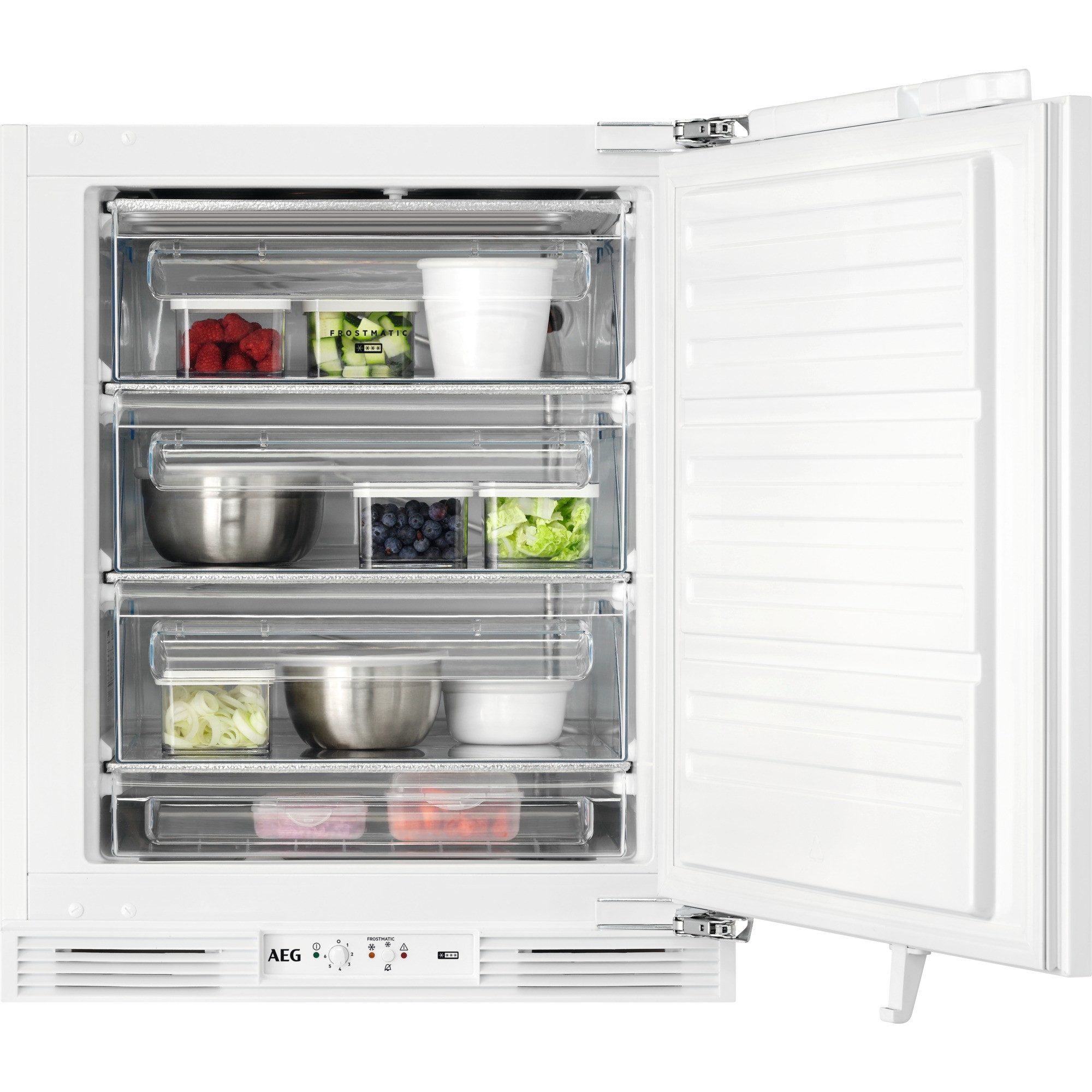 AEG Einbaugefrierschrank 6000 OAB6I82EF, 81,9 cm hoch, 59,6 cm breit, SpaceSmart Combo: Optimale Lebensmittelkühlung