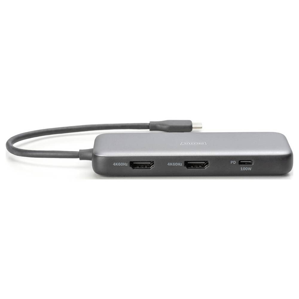 Digitus Laptop-Dockingstation USB-C Docking Station, 8-Port DA-70915