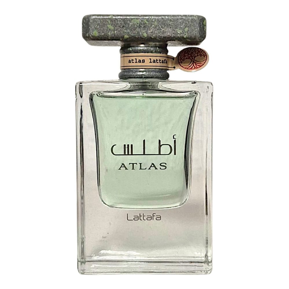 Lattafa Duft-Set ATLAS Eau de Parfum 55ml + Parfümzerstäuber (leer) Set