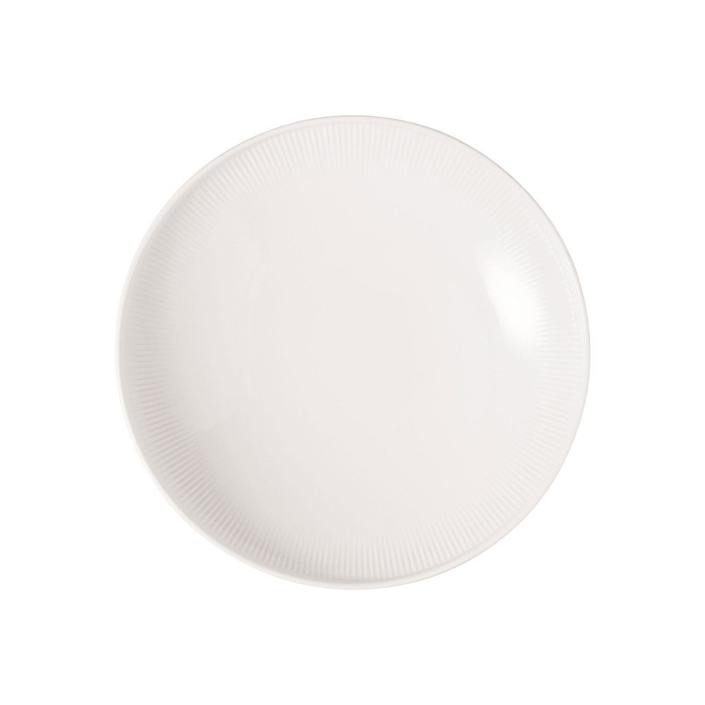 Villeroy & Boch Suppenteller Afina Salat-/Servierschüssel 25 cm ø, (1 St), Premium Porcelain, mikrow.- & spülm.sicher, Made in Germany
