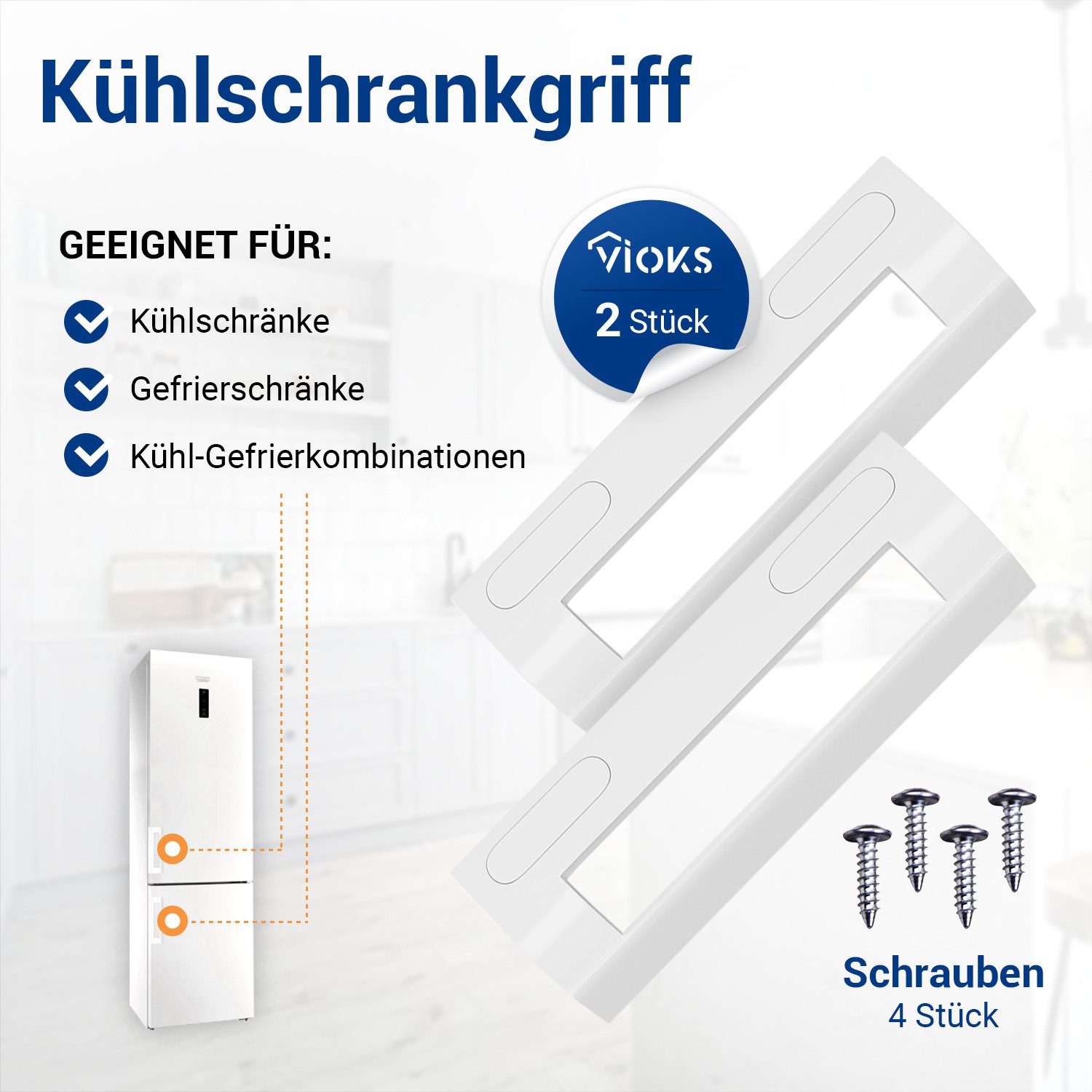 VIOKS Türgriff Griff Universal 200x60x45 mm, günstig online kaufen