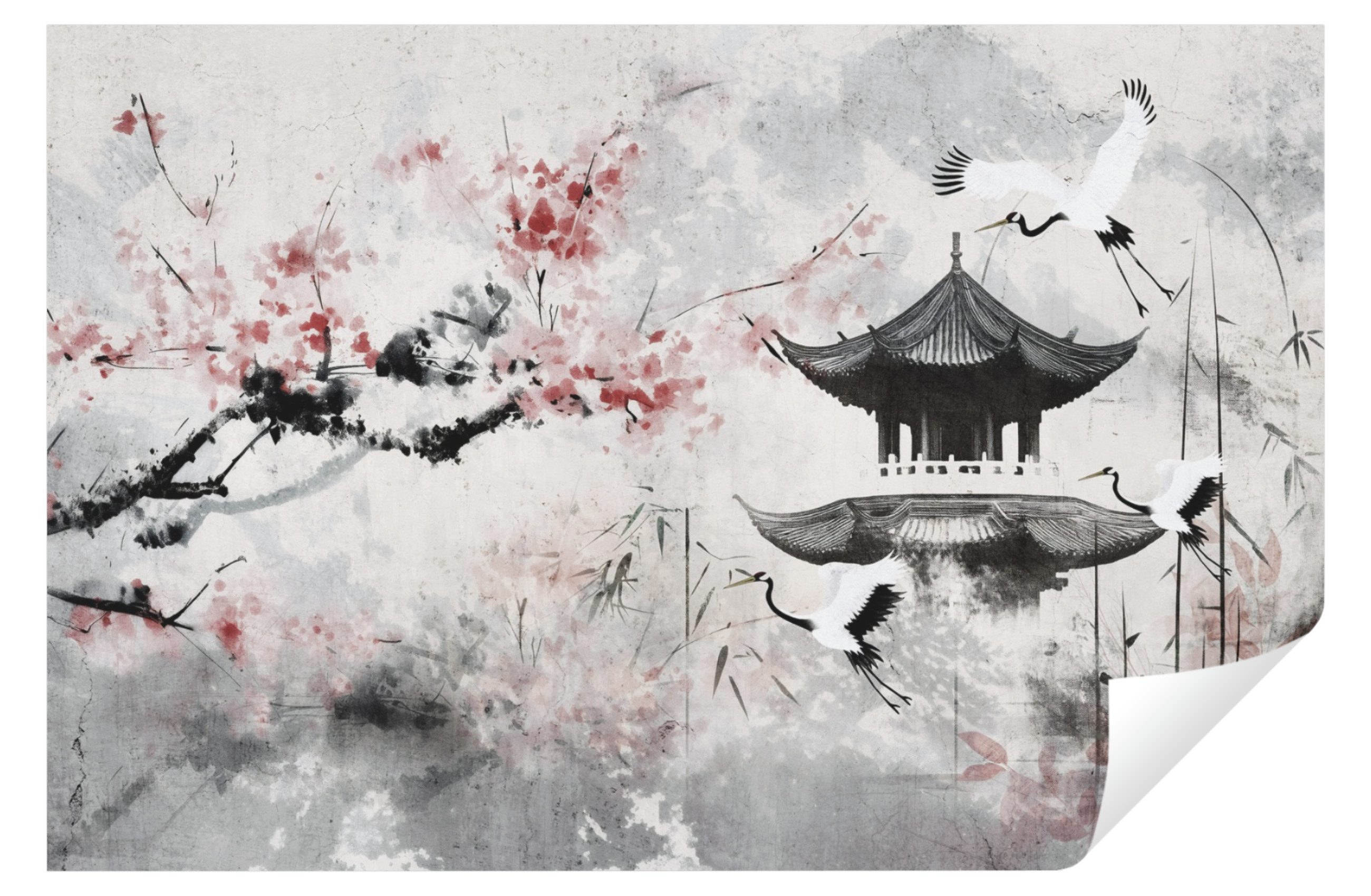 Wallarena Fototapete Kirschblüten Japan Vlies Tapete Wohnzimmer Schlafzimme günstig online kaufen