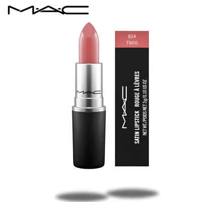 Mac Cosmetics Lippenstift Satin Lipstick Twig 824 Lippenstift in Braun, 1-tlg.