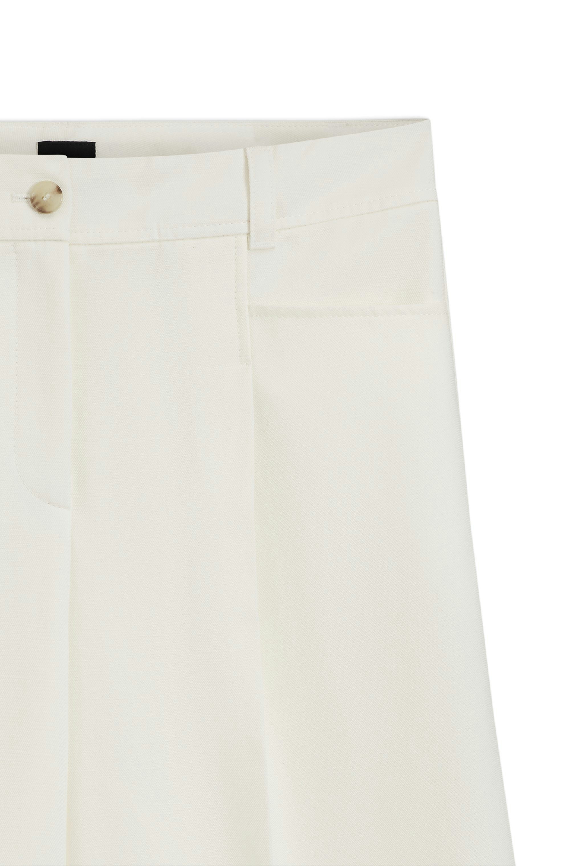 BOSS ORANGE Bermudas Talarina Premium Damenmode aus softem Baumwoll-Leinen-Mix – Bild 5 von 5