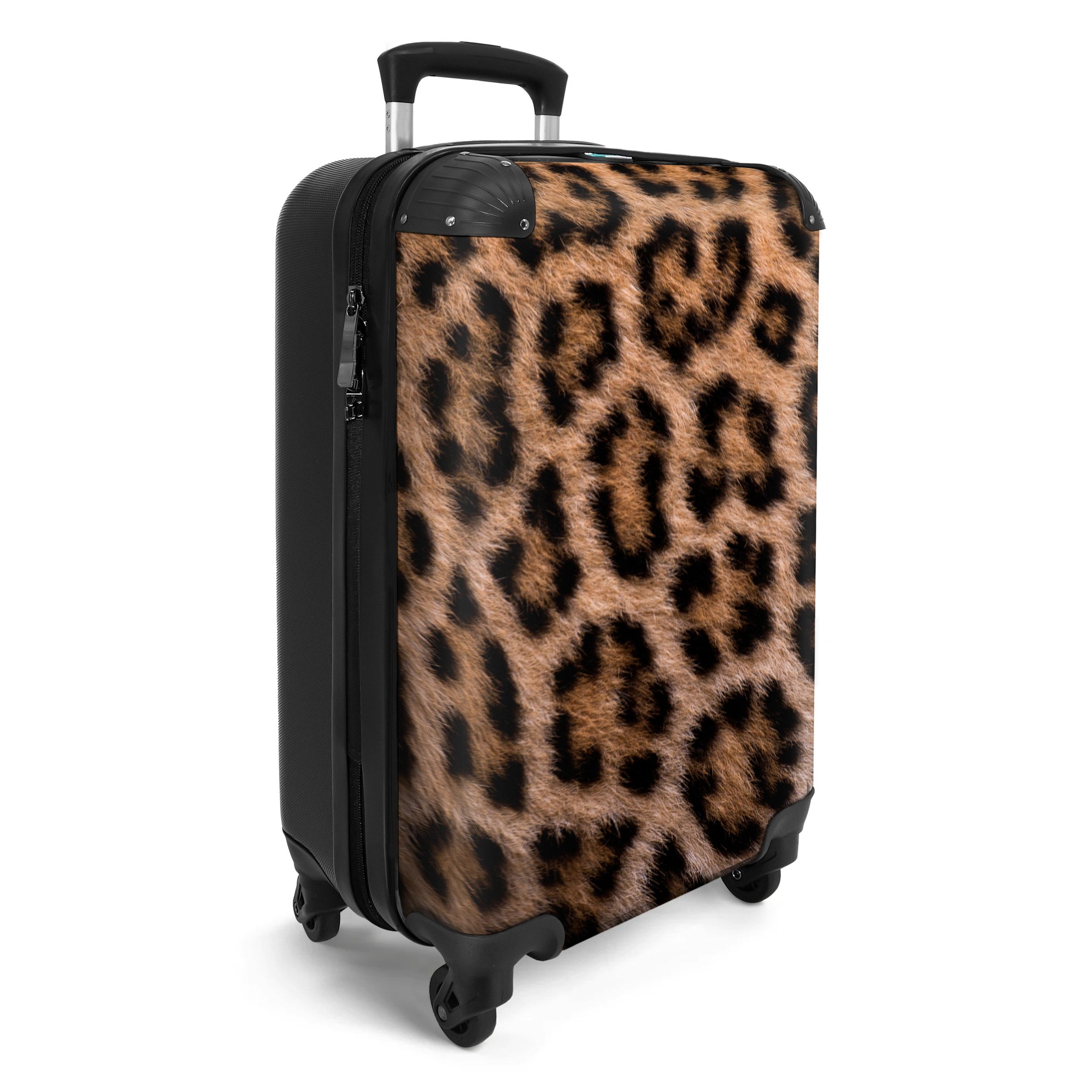 NoBoringSuitcases.com© Hartschalen-Trolley Panther Druck - Tiere günstig online kaufen