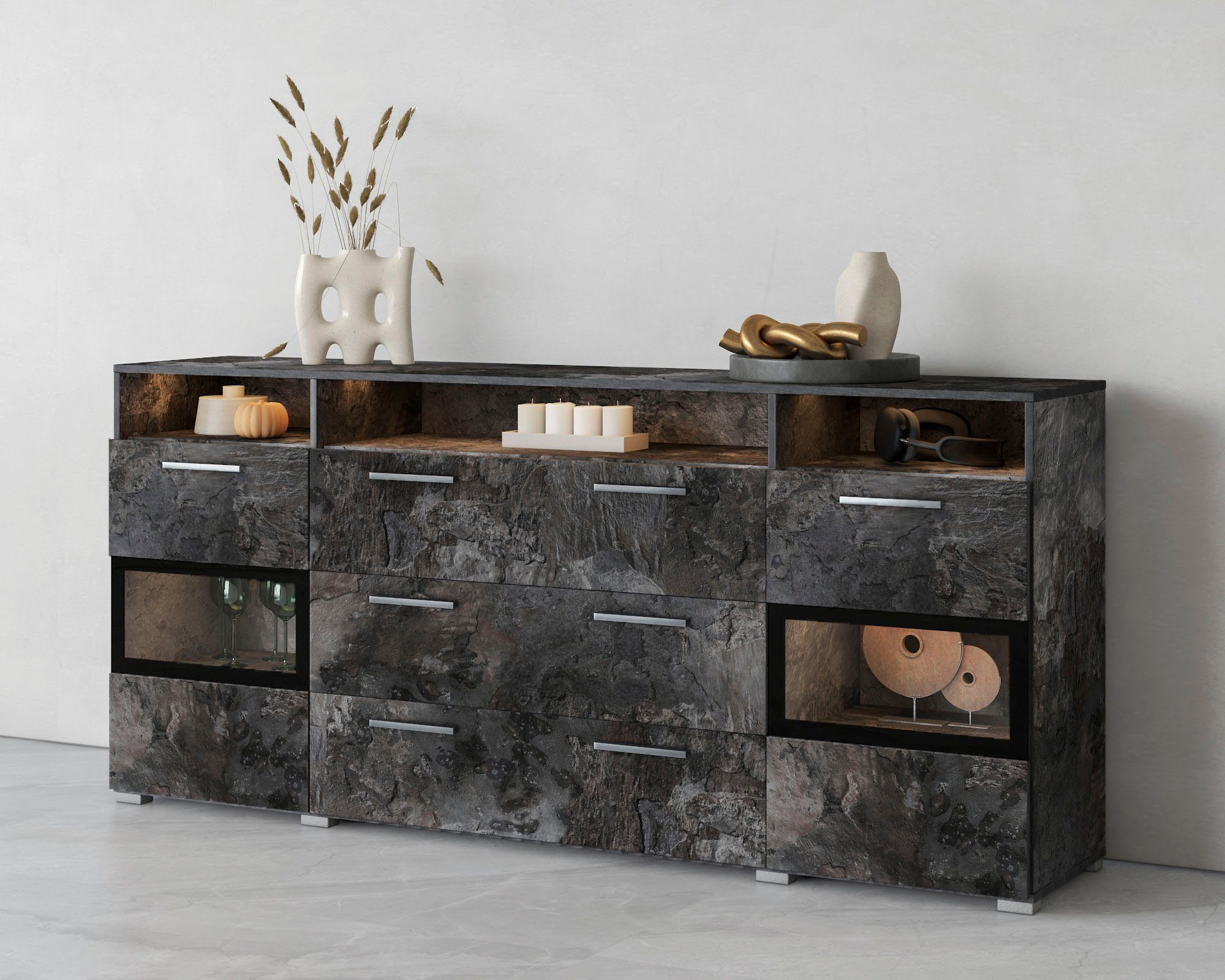 Helvetia Sideboard Sarah mix, Breite 182 cm