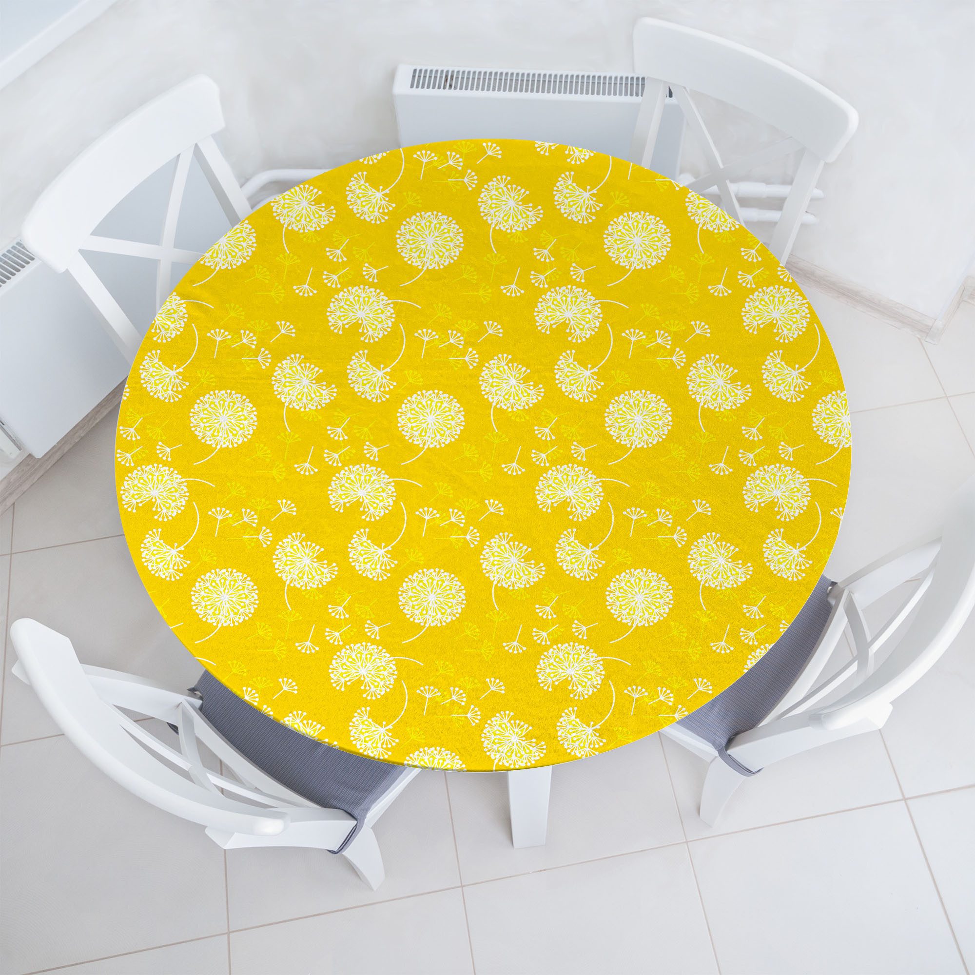 Abakuhaus Tischdecke Rundum-elastische Stofftischdecke, Gelb und günstig online kaufen