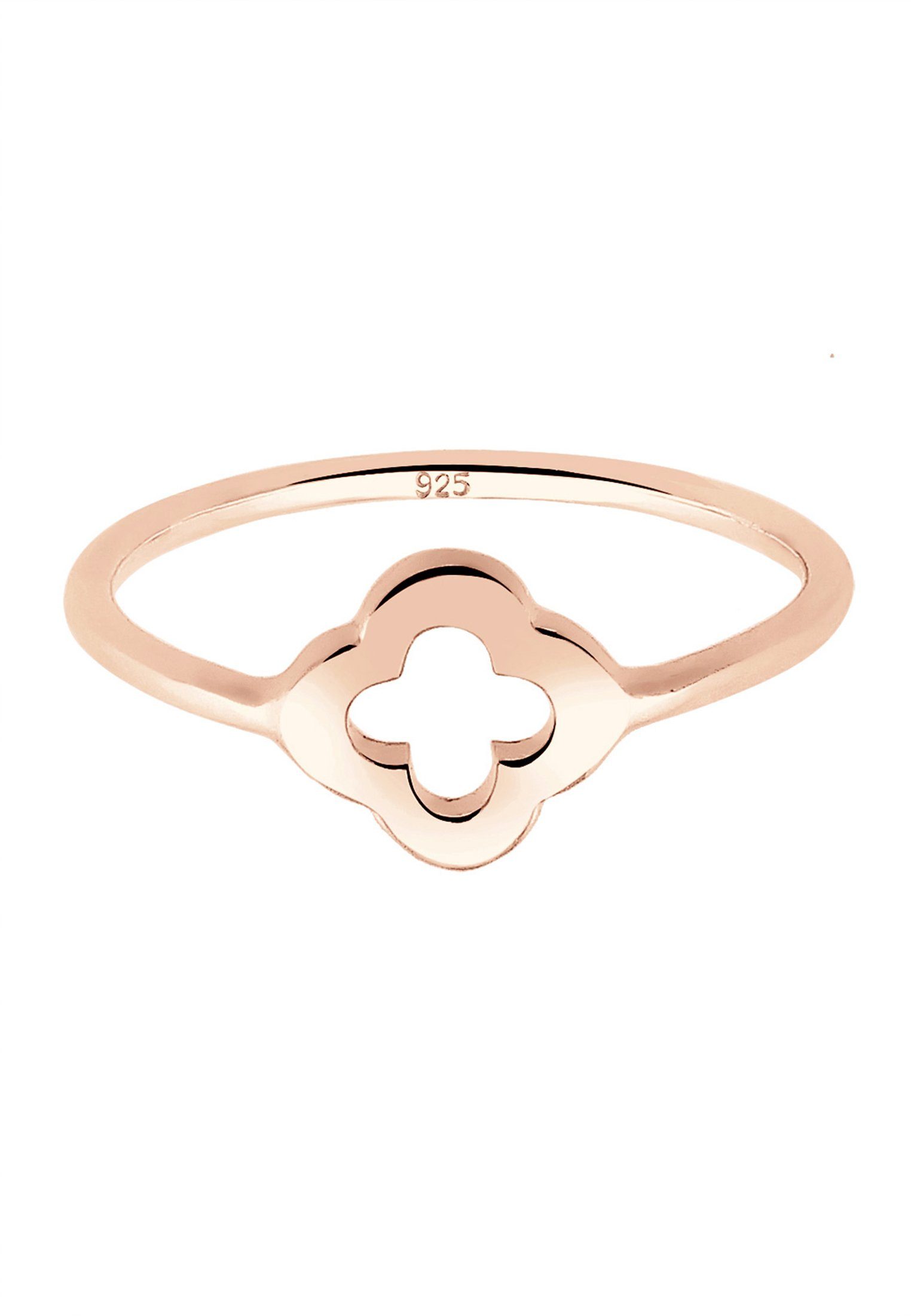 Elli Fingerring Kleeblatt Glücksbringer Luck 925 Sterling Silber, Kleeblatt günstig online kaufen