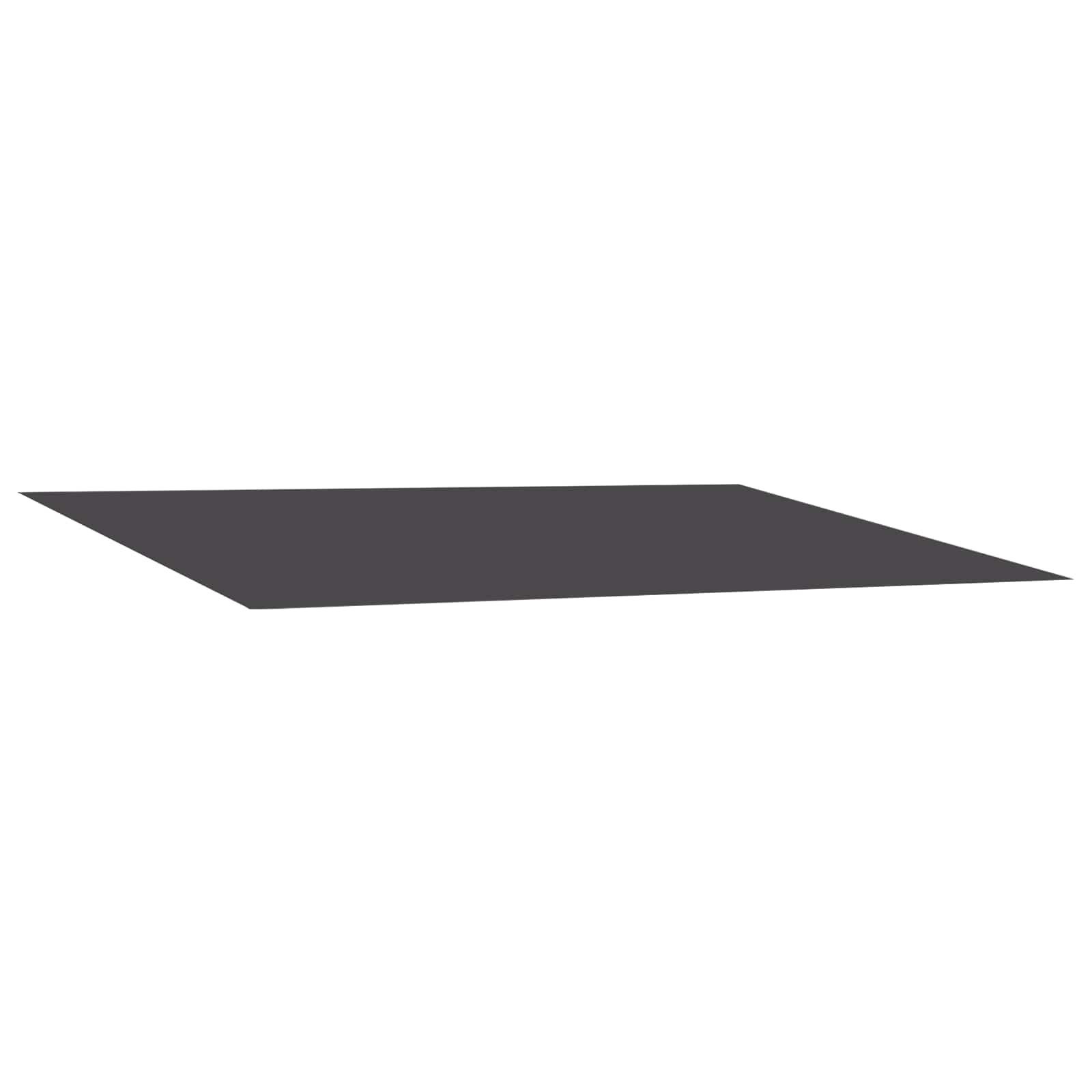 vidaXL Markise Markisenersatzstoff Anthrazit 350 x 250 cm Polyester (1-St)