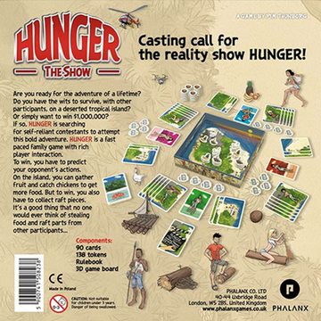 Phalanx Games Spiel, Hunger - The Show (en)