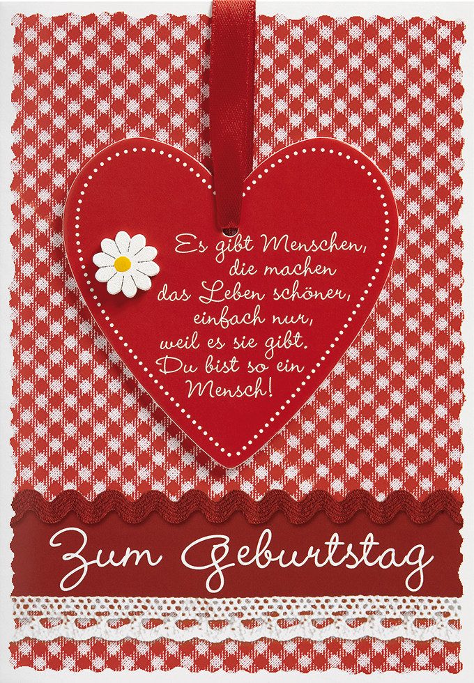 Perleberg Grußkarten Geburtstag Glückwunschkarte im Format 115x17cm mit Umschlag uniq179