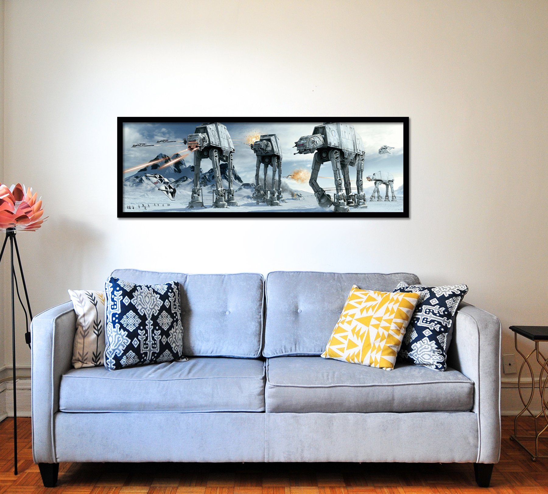 Star Wars Poster Star Wars Poster ATAT Fight Langbahnposter 158 x 53 cm günstig online kaufen