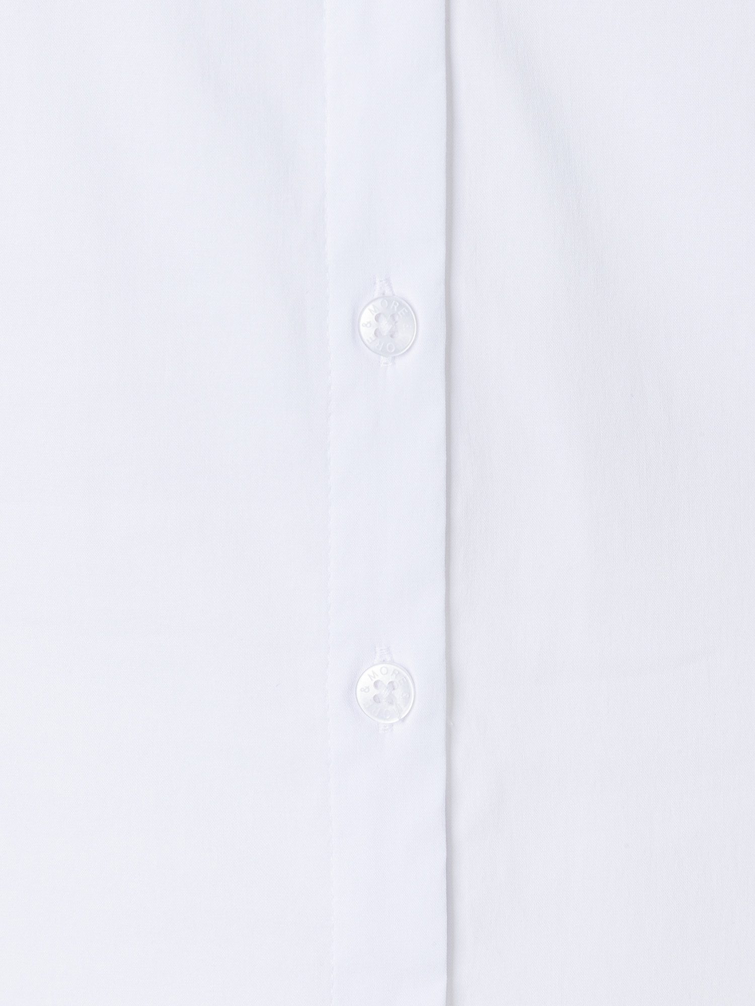 MORE&MORE Kurzarmbluse Baumwollstretchbluse