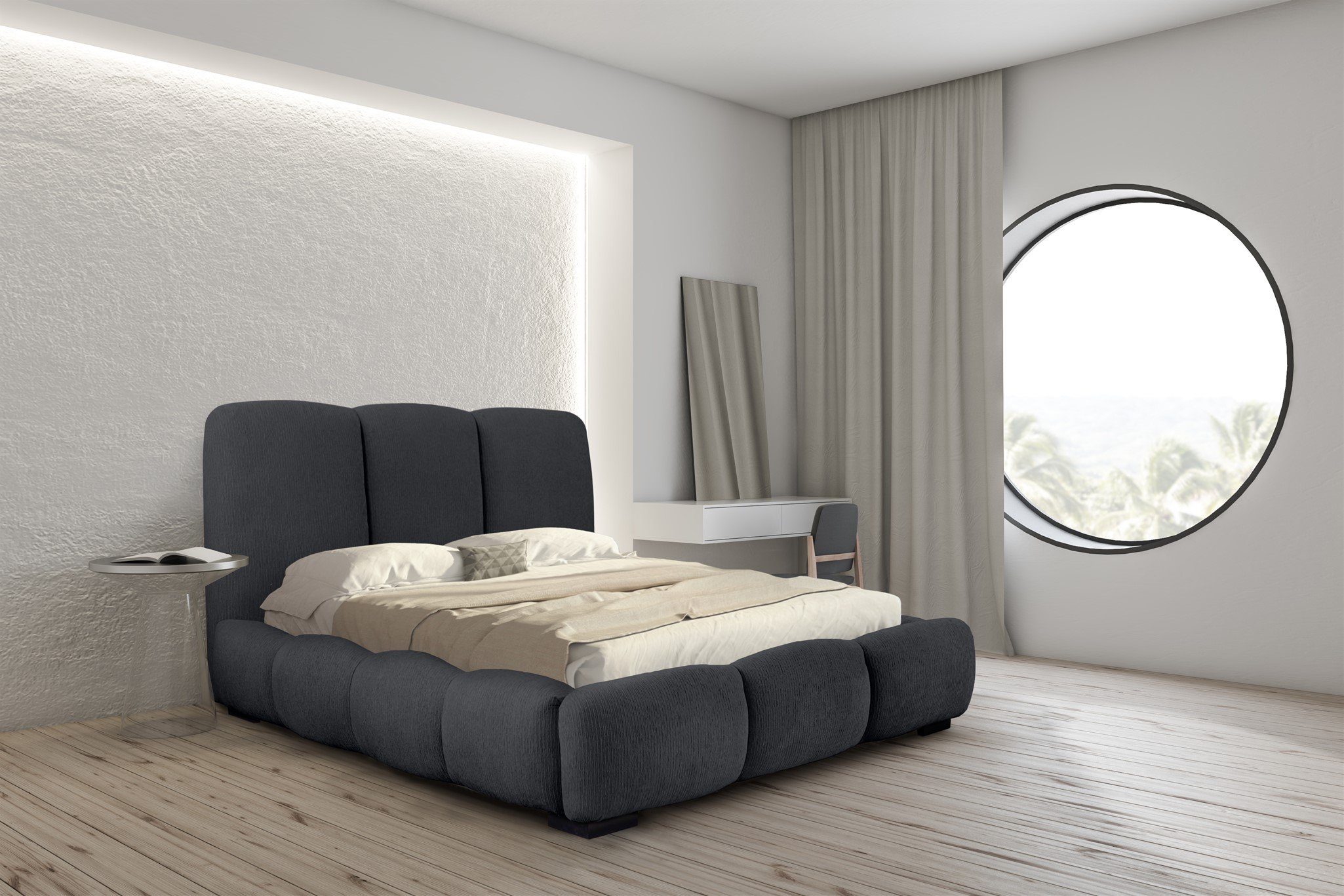 Fun Möbel Polsterbett Doppelbett Schlafzimmerbett GRACIA günstig online kaufen