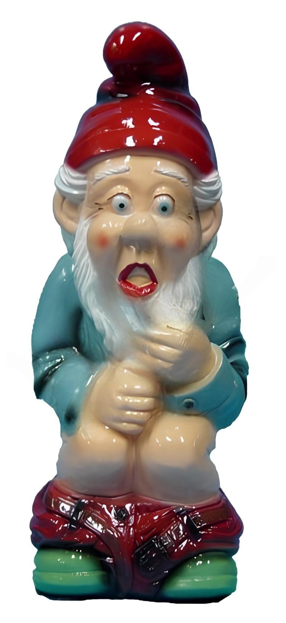 JVmoebel Skulptur Design Zwerg Figur aus wetterfestem Material für den Garten (Zwerg Material : Kunststoff 70 cm Höhe), Made in Europa