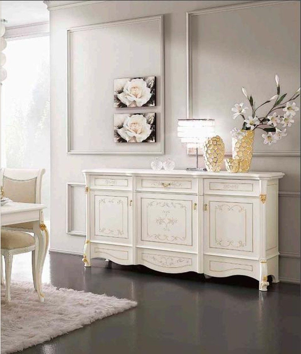 Xlmoebel Anrichte XXL Buffet Kommode Barock Rokoko Schrank Konsole Italien Möbel, Made in Europa