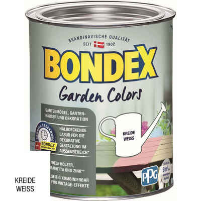 Bondex Wetterschutzfarbe Garden Colors halbdeckende Farbe, 0,75l, 12 Farben, strapazierfähig