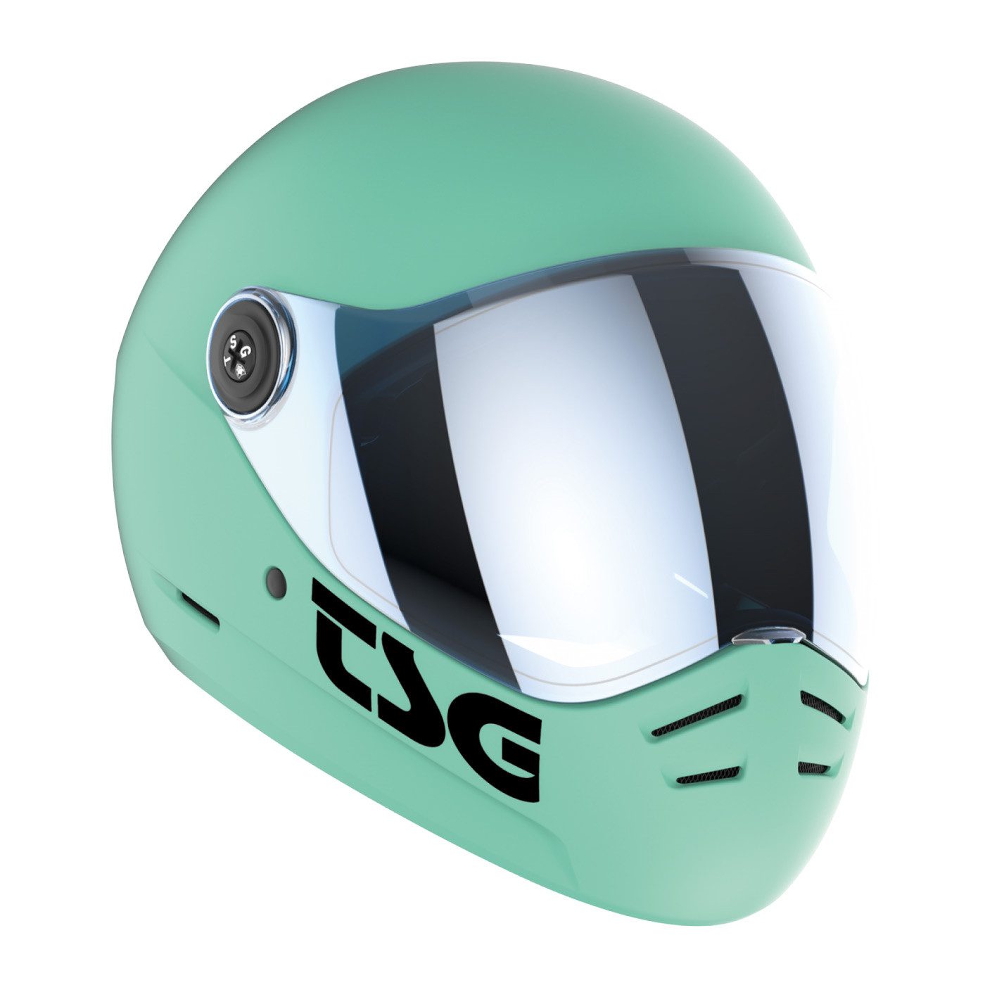 TSG Skatehelm The Pass 2.0, Fullface-Helm für Downhill-Skateboarding