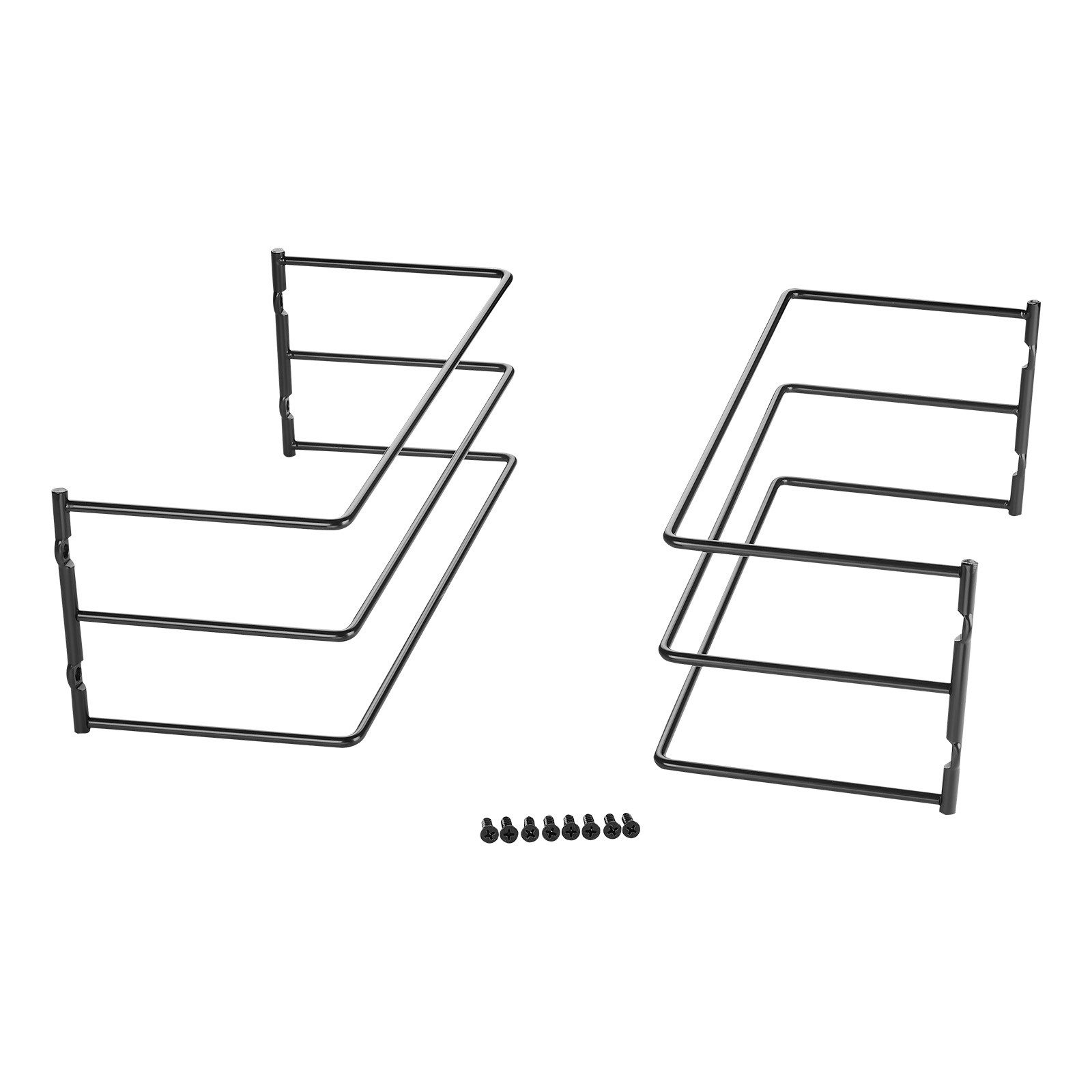 SO-TECH® Schrankeinsatz Backblechhalterung zum Einbau in 60 cm breiten Küchenschrank, für 3 Backbleche 364 x 140 x 125 mm schwarz-chrom